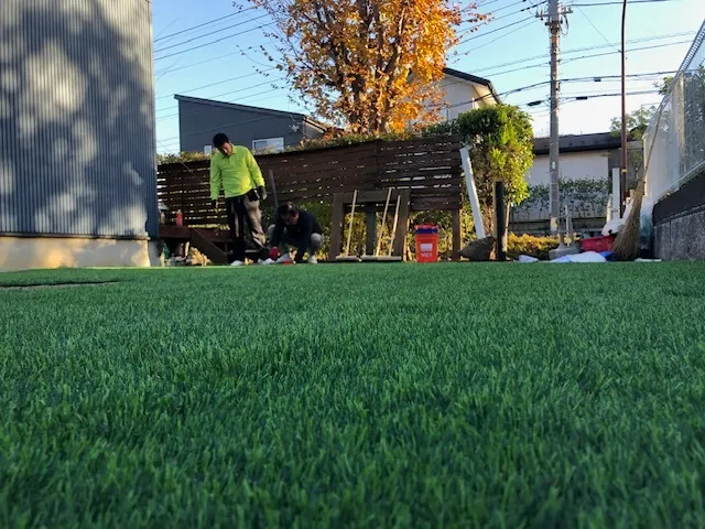 飯能市 日高市で人工芝でお庭リフォームご依頼いただきました！