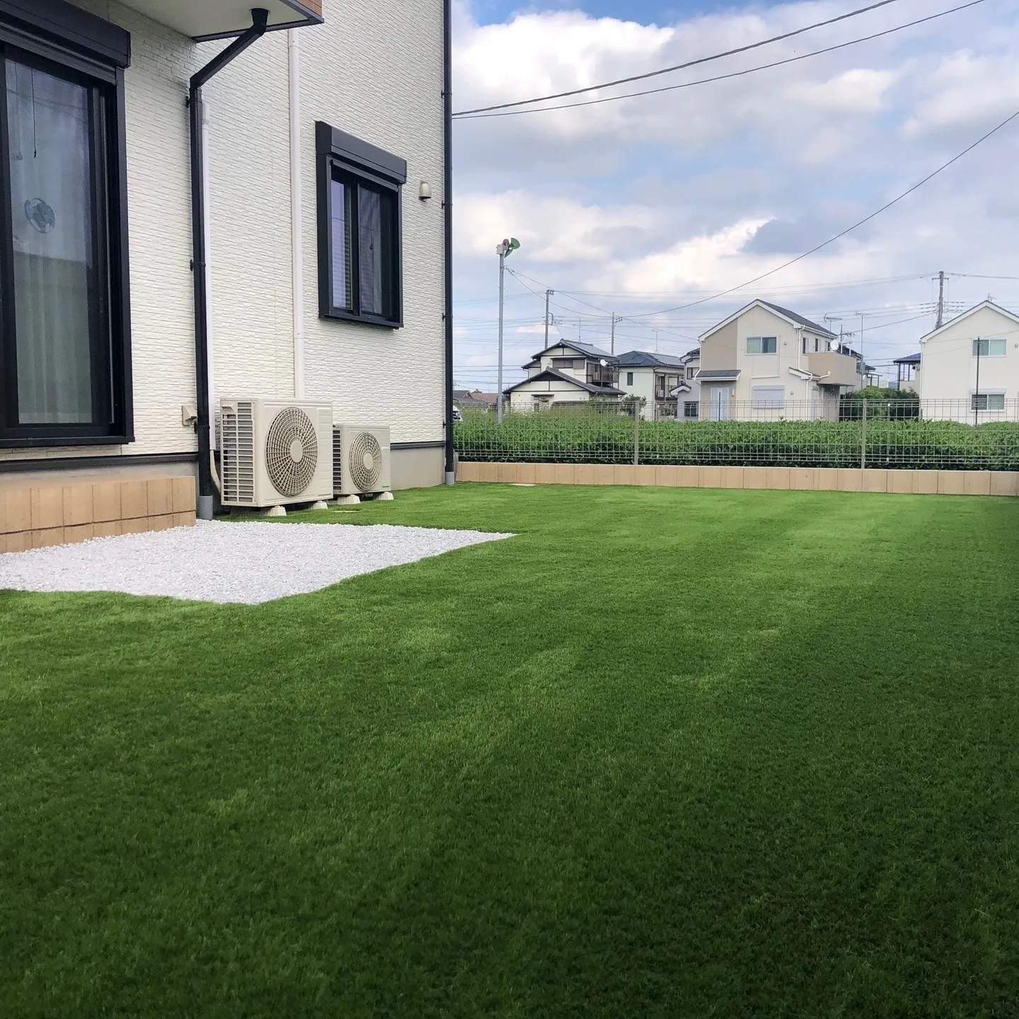 埼玉県飯能市の戸建て住宅におしゃれな庭が完成しました！✨砂利...