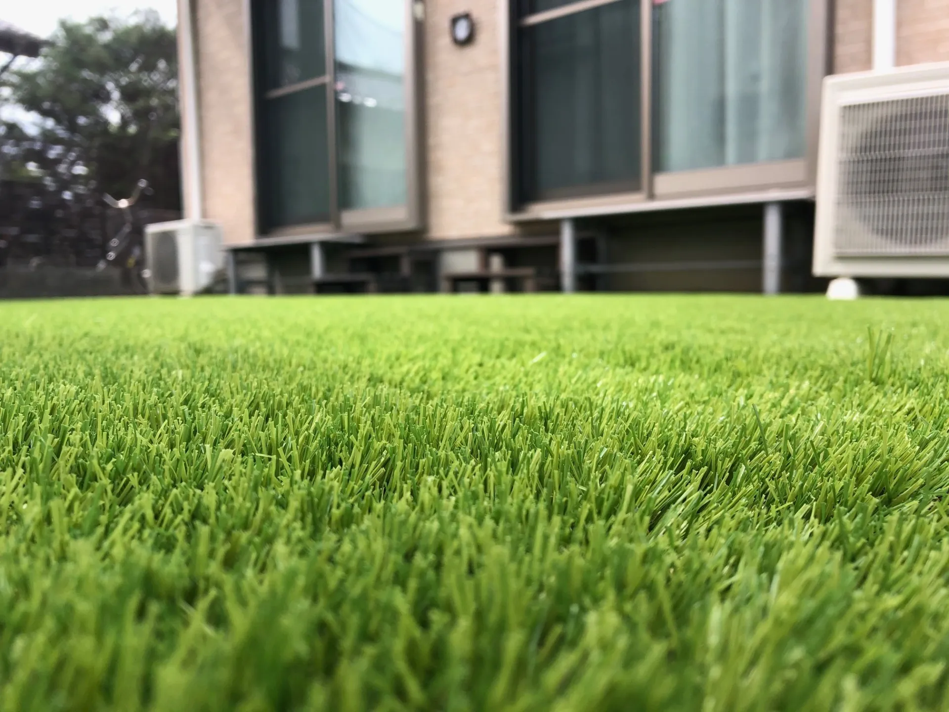 人工芝施工完成