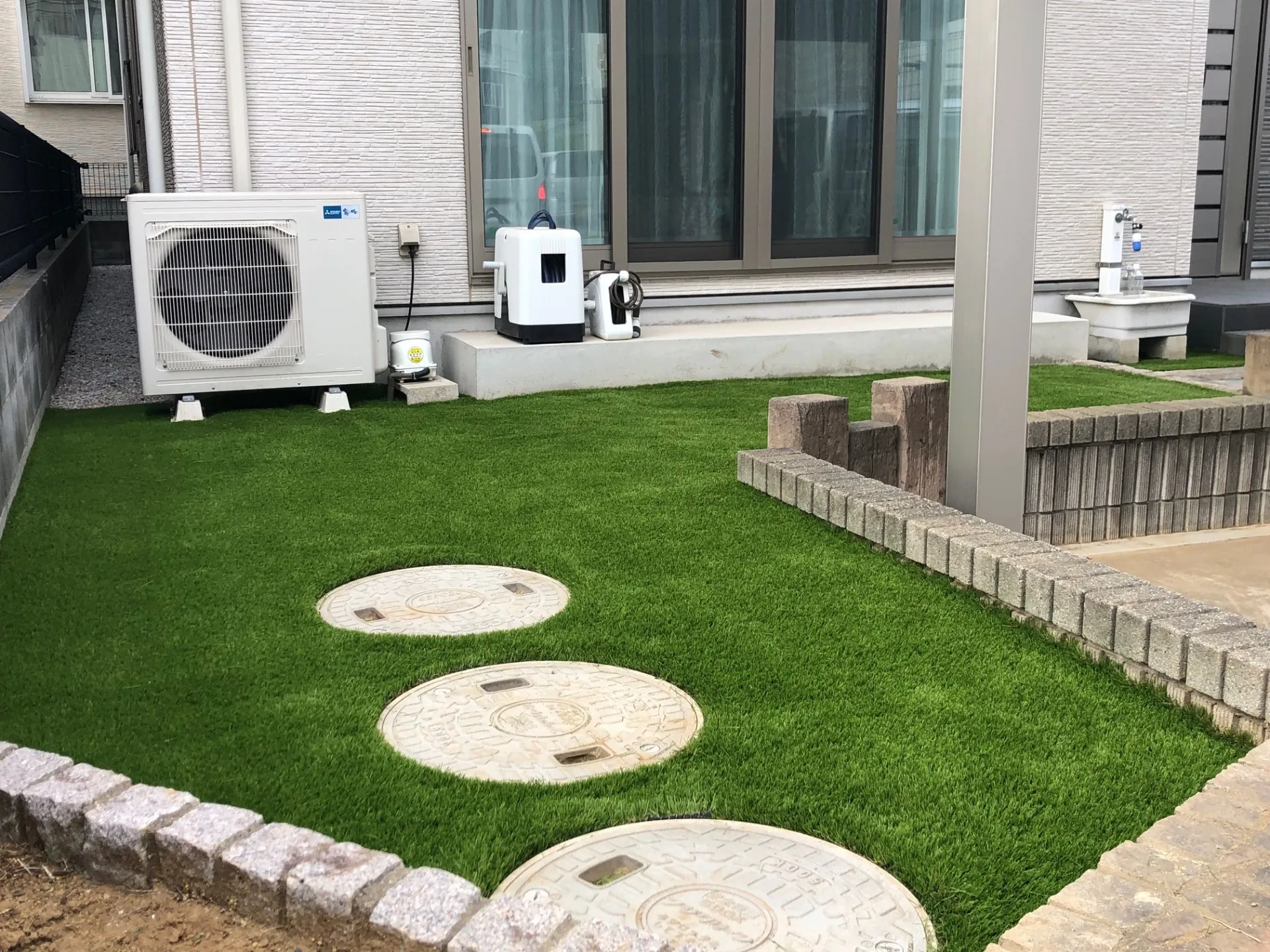 お庭がきれいになりました。