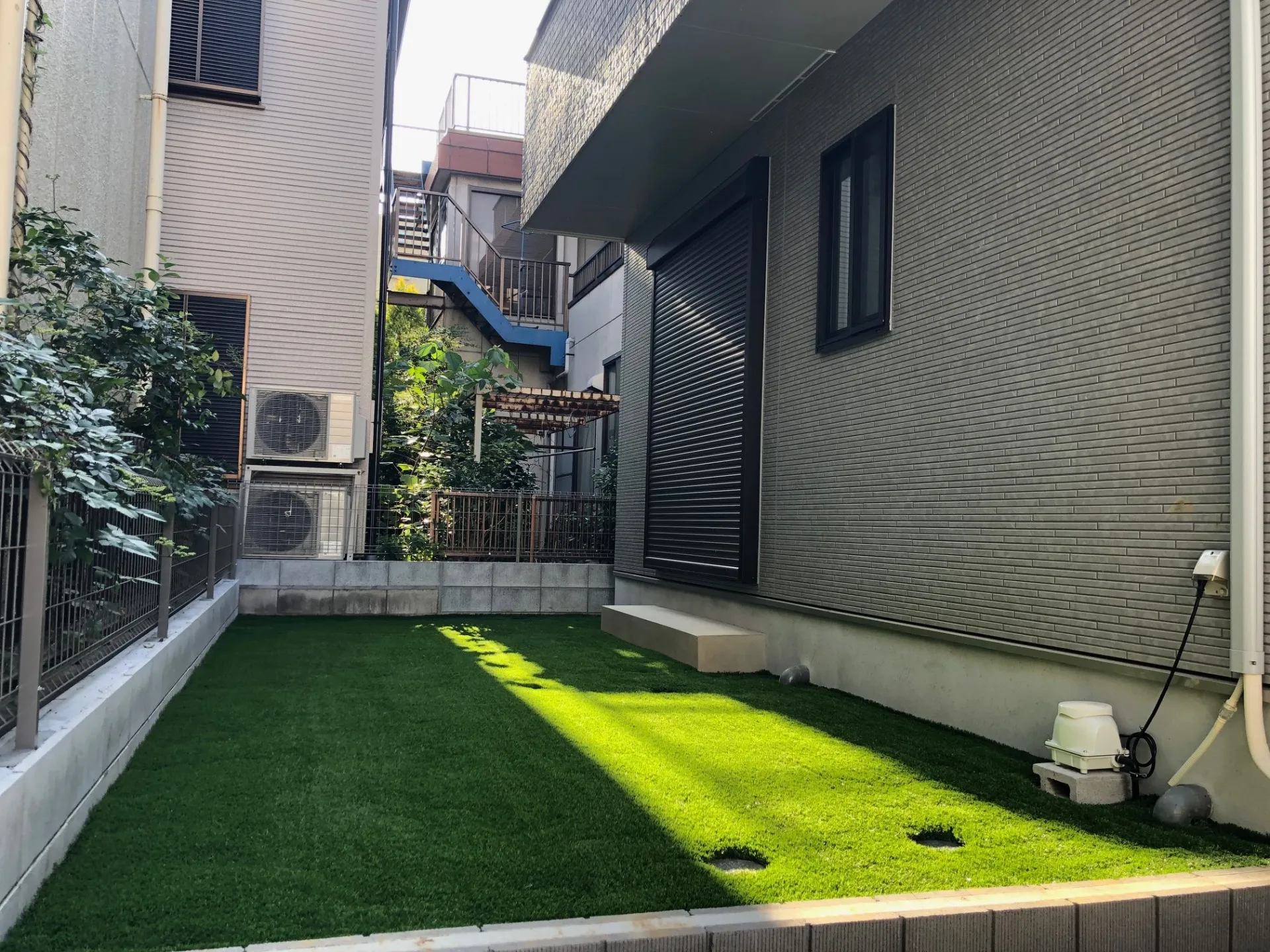 人工芝施工完了