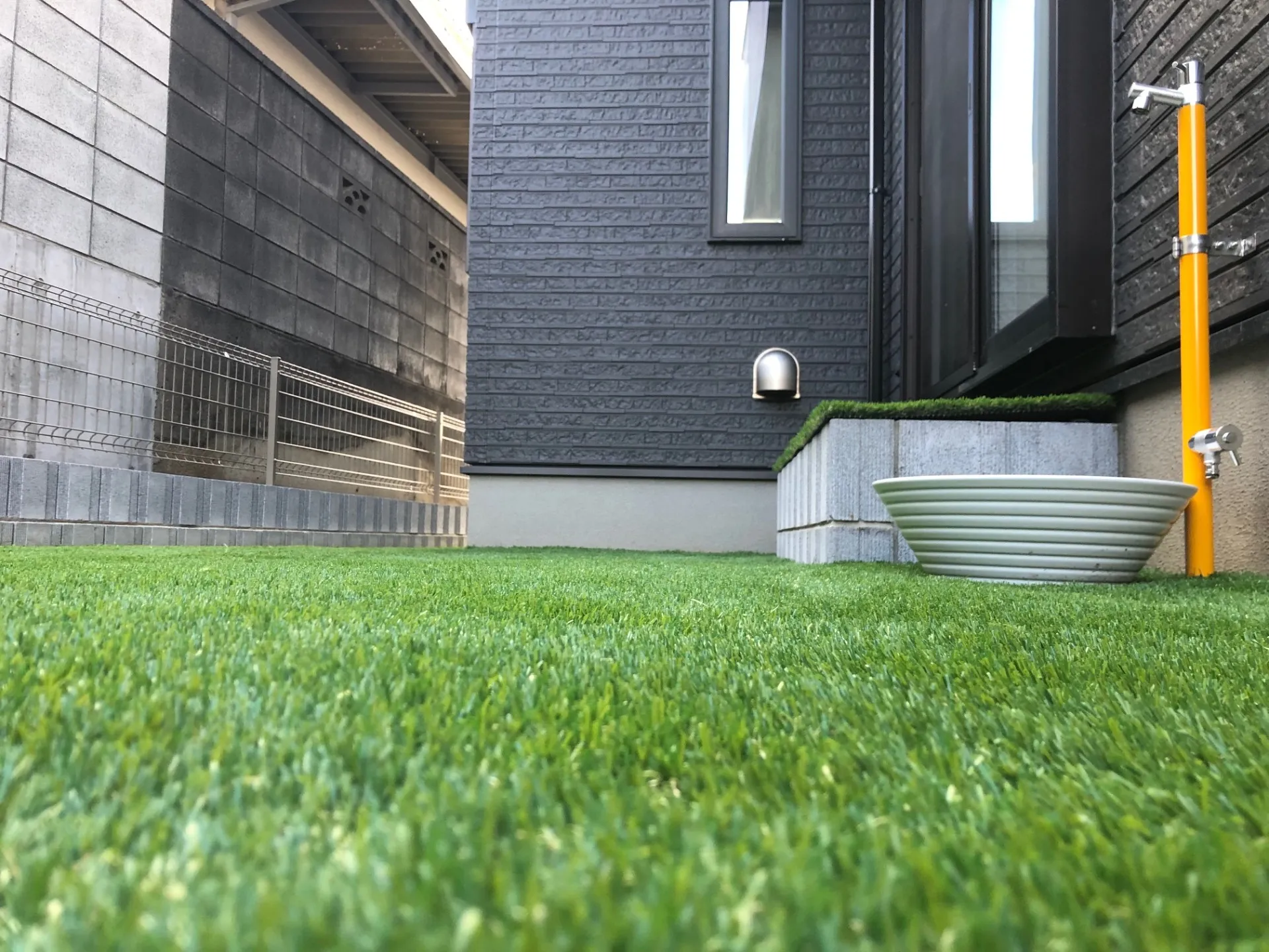 お庭が癒しの空間に