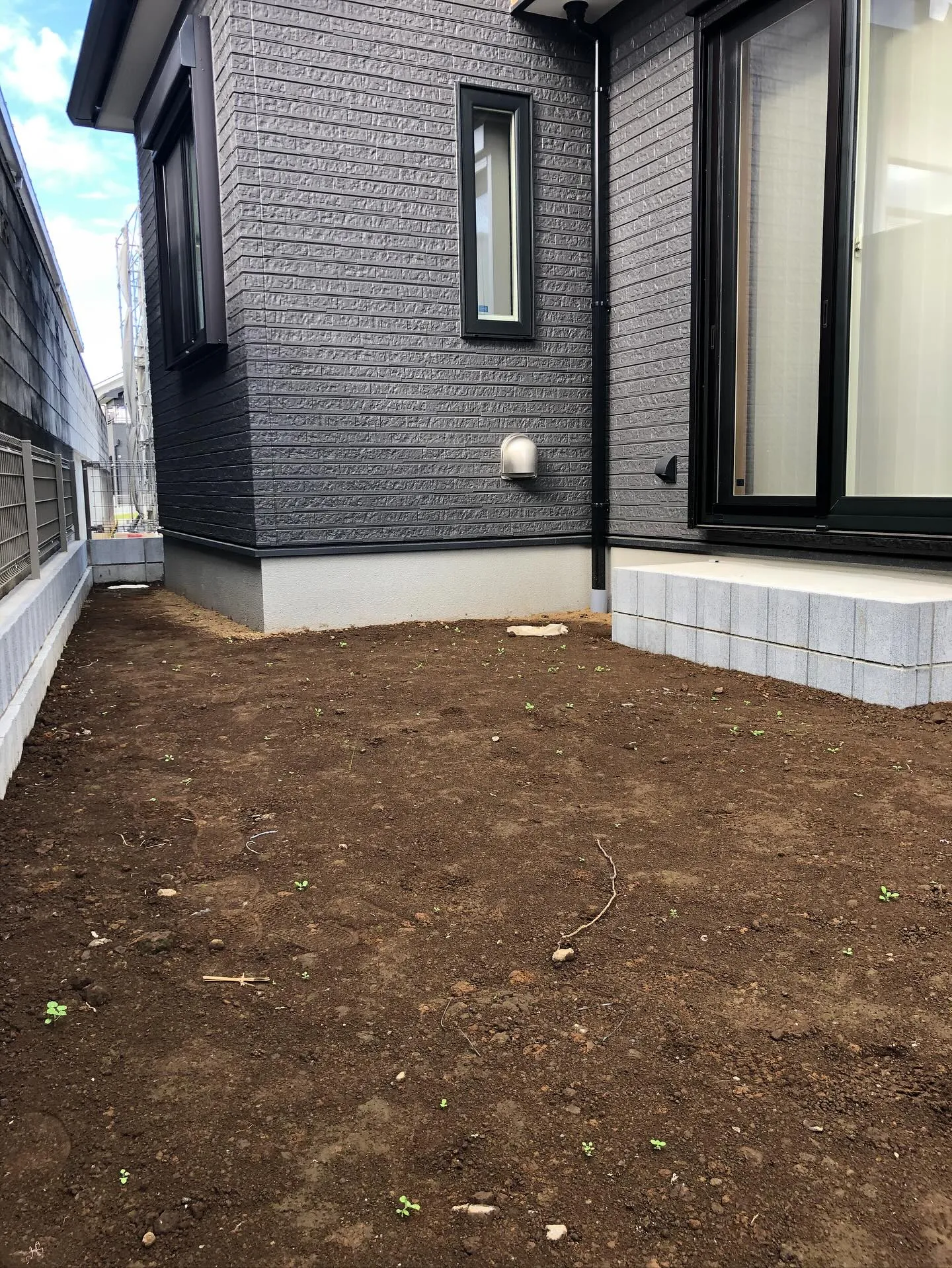 🏡新築のお庭が“映える空間”に変身🌿✨