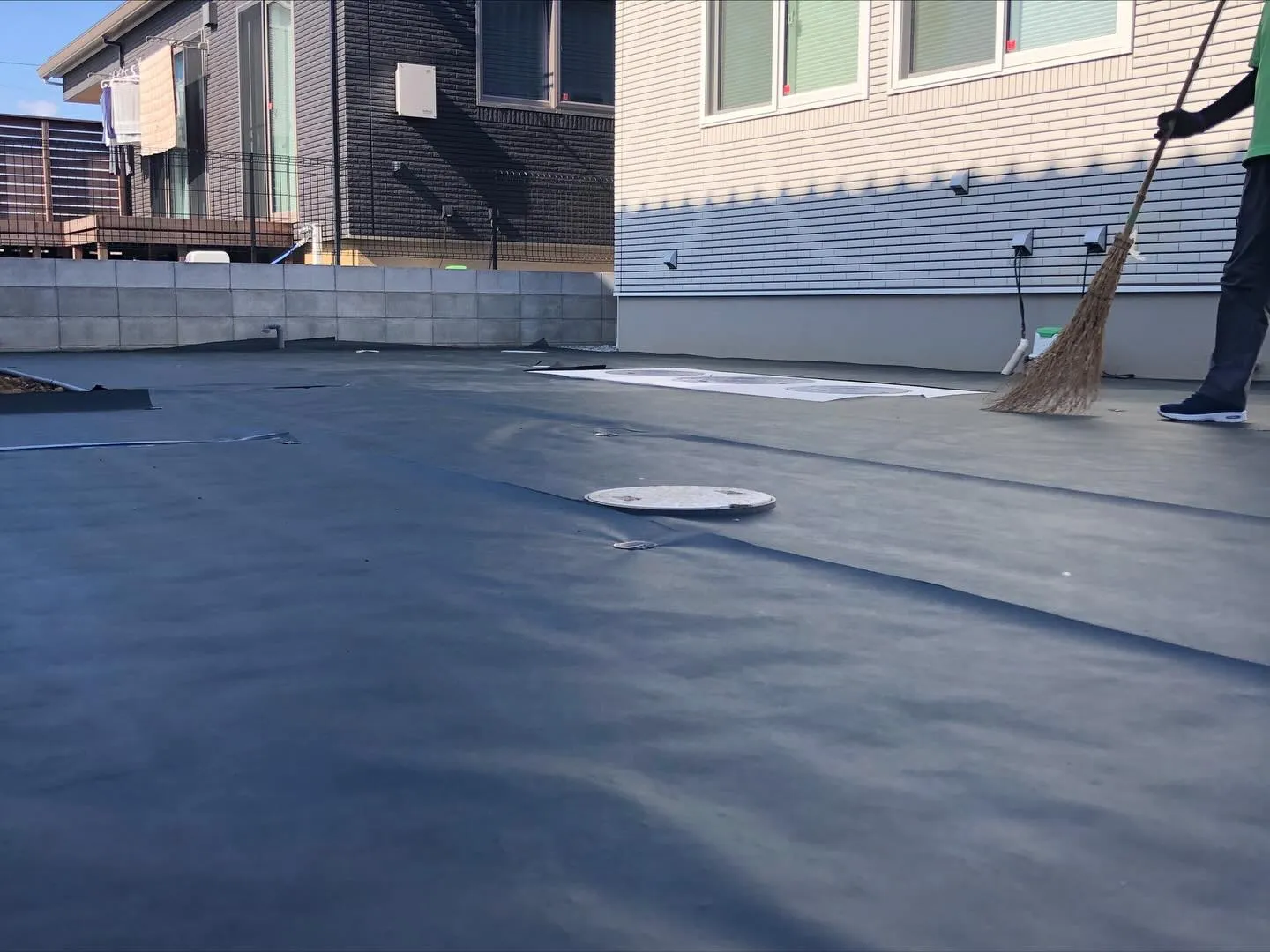 【滑川町🏡 新築外構×人工芝施工✨】