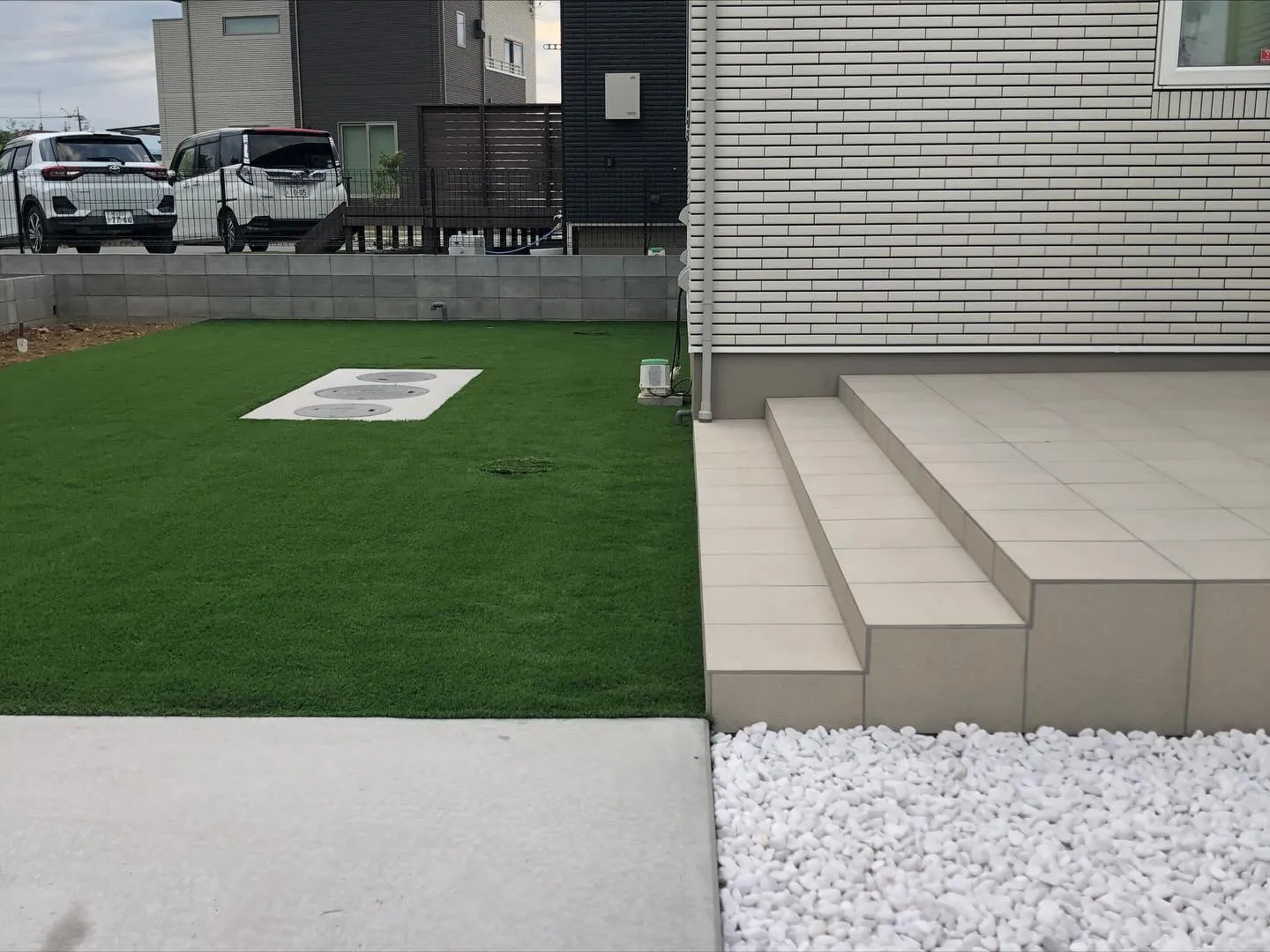 【滑川町🏡 新築外構×人工芝施工✨】