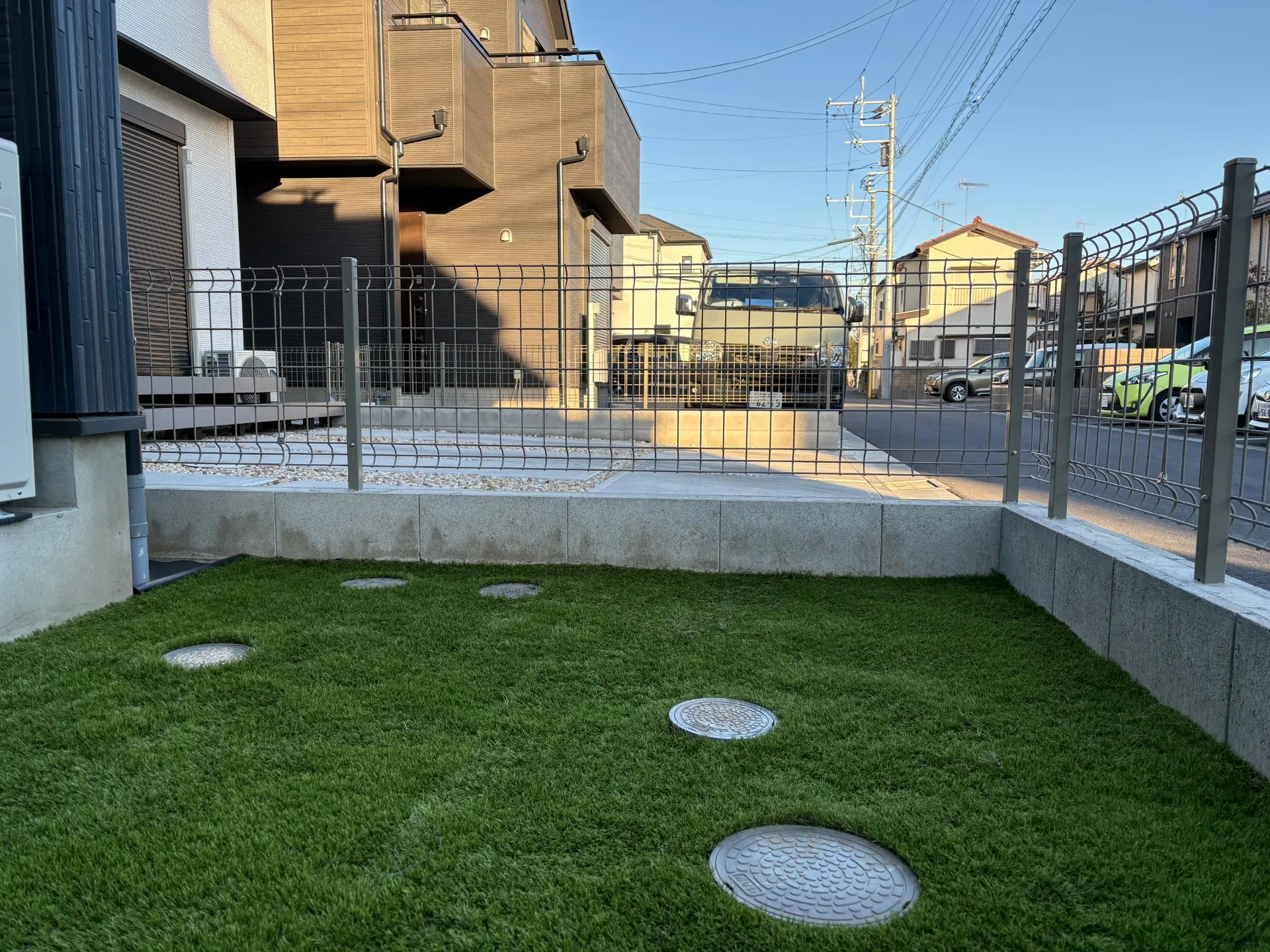 人工芝施工完成