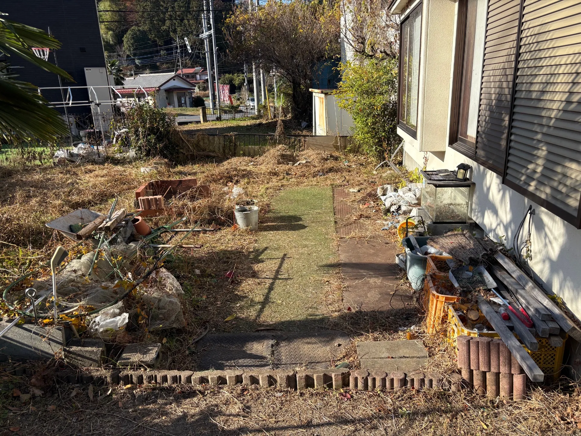 元のお庭の状態