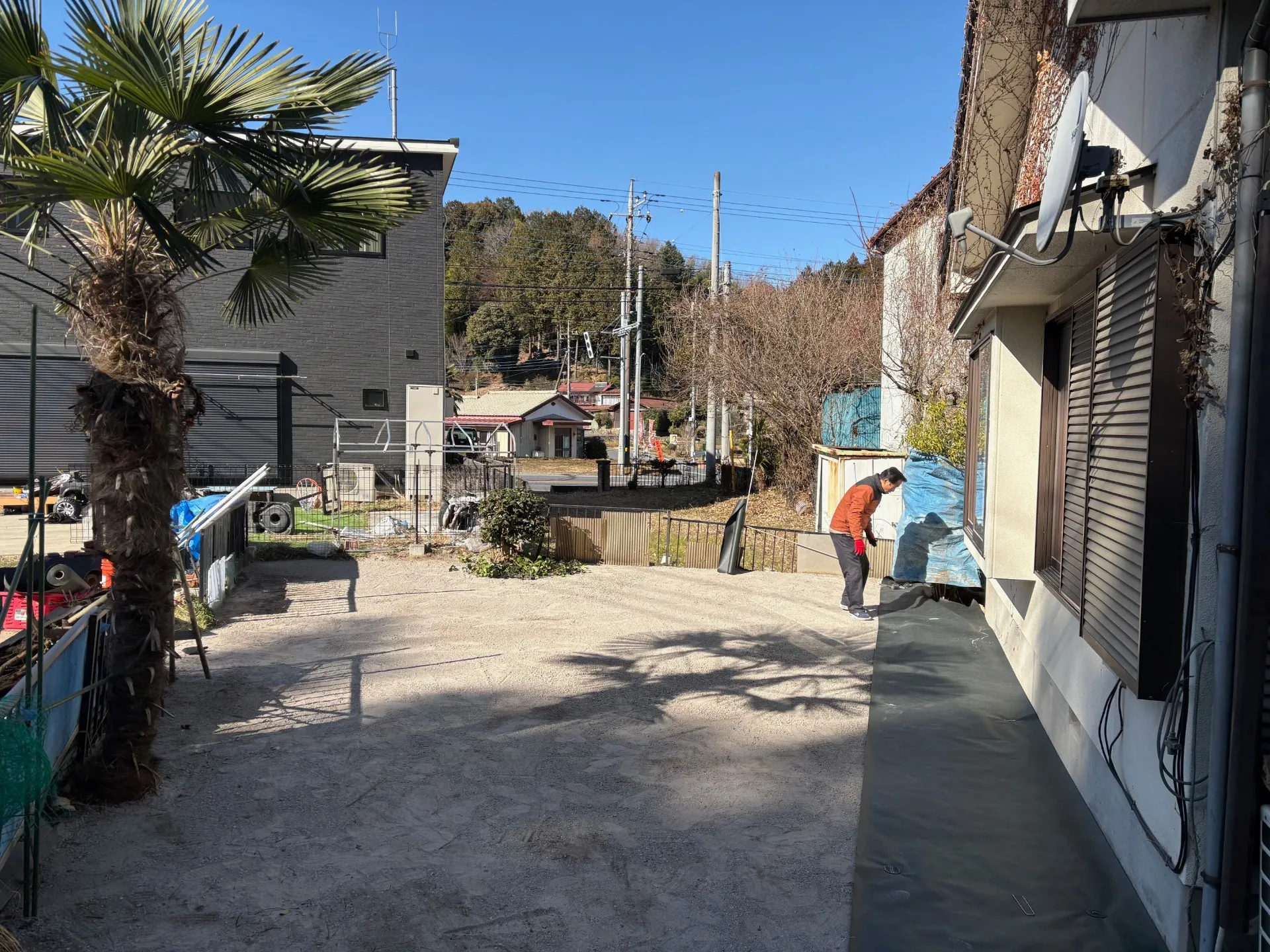 【埼玉県ときがわ町】人工芝×ゴルフパター練習場施工｜高齢の方も安心な“手入れ不要の庭”へ