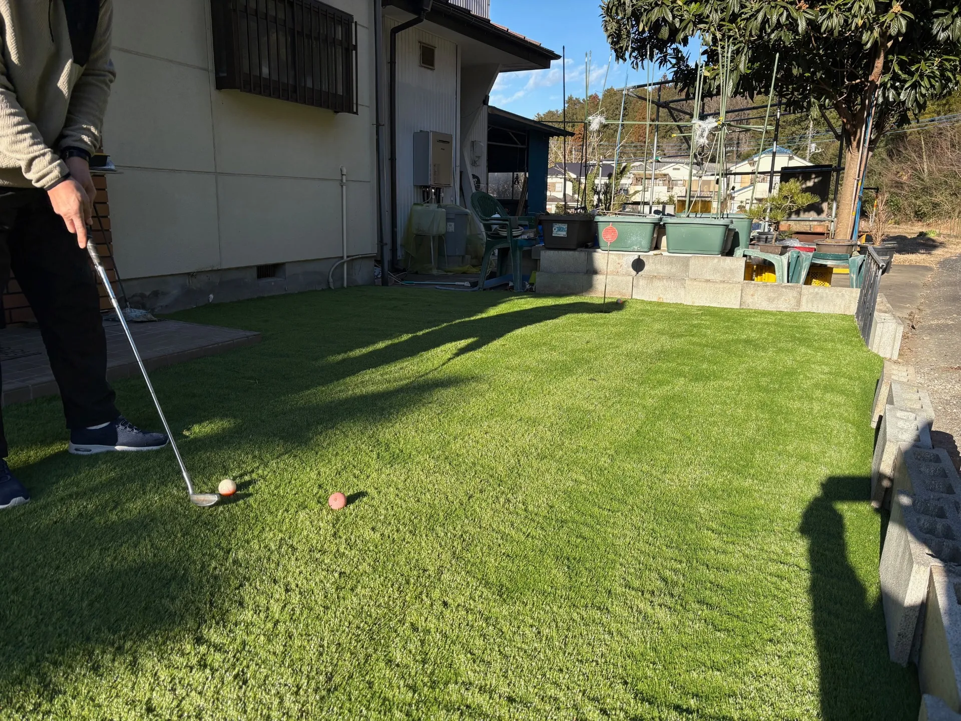 ゴルフパター練習