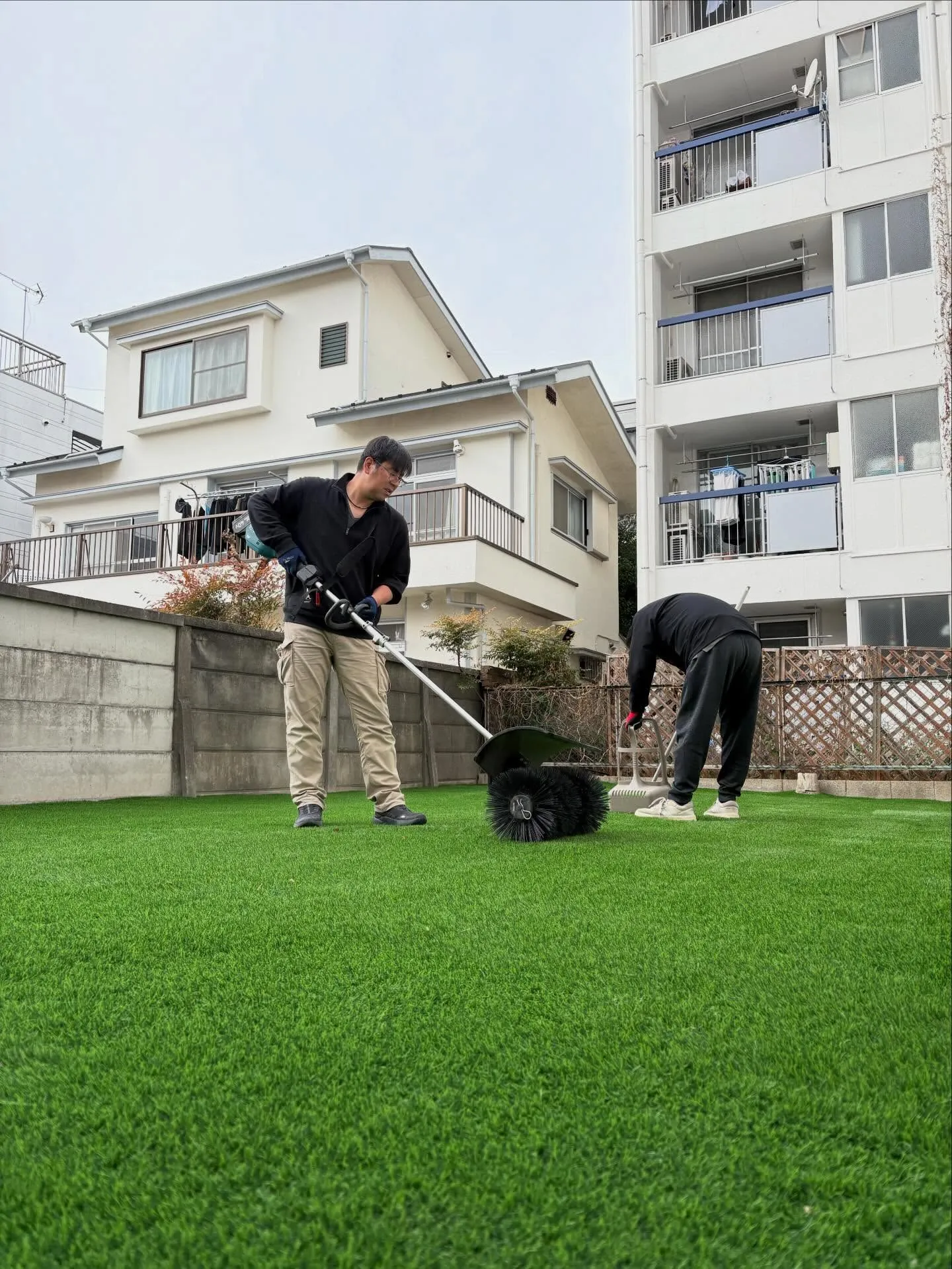 【東京都渋谷区|マンション専用庭をドッグランへリフォーム】🐕...