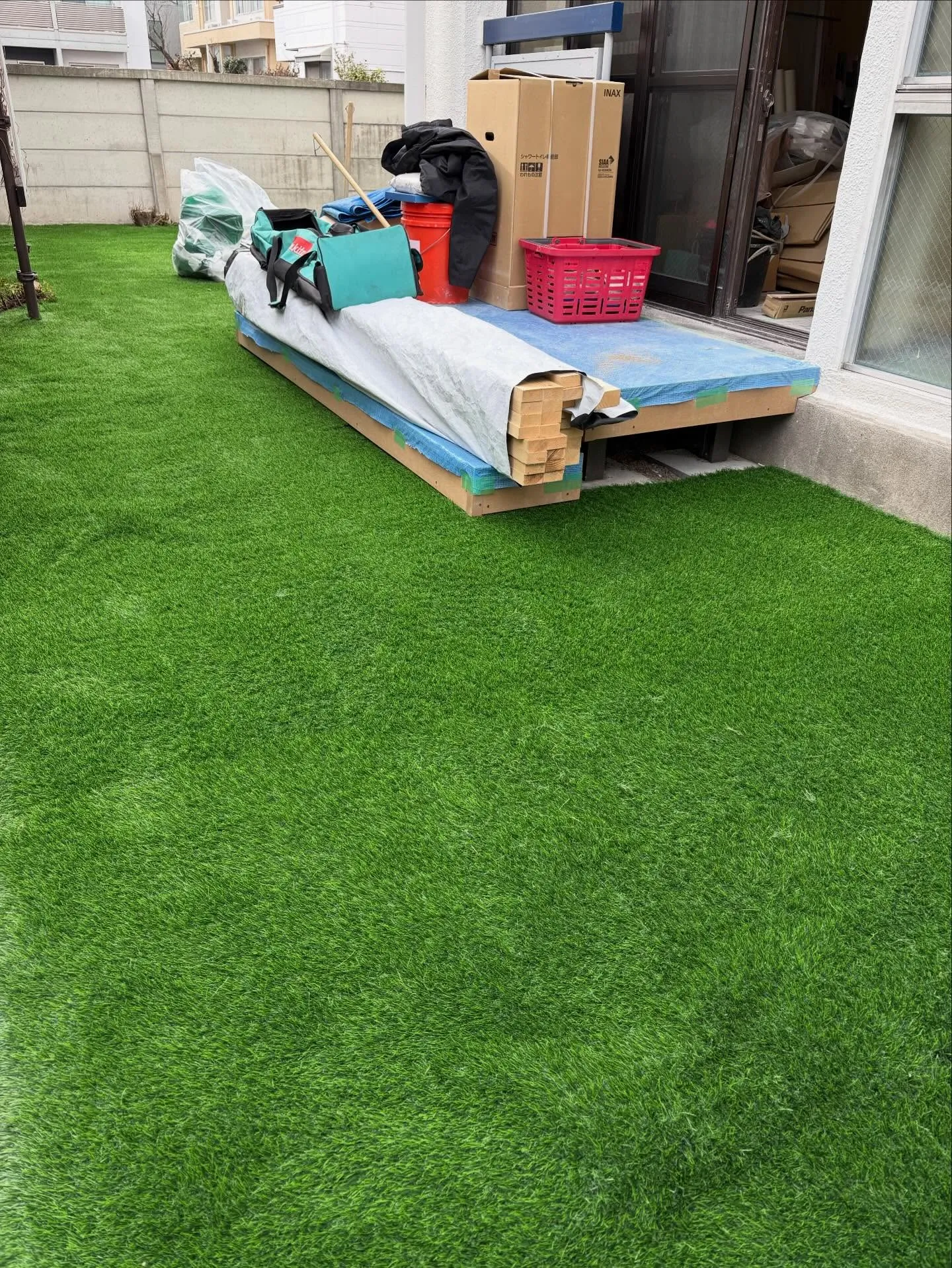 【東京都渋谷区|マンション専用庭をドッグランへリフォーム】🐕...