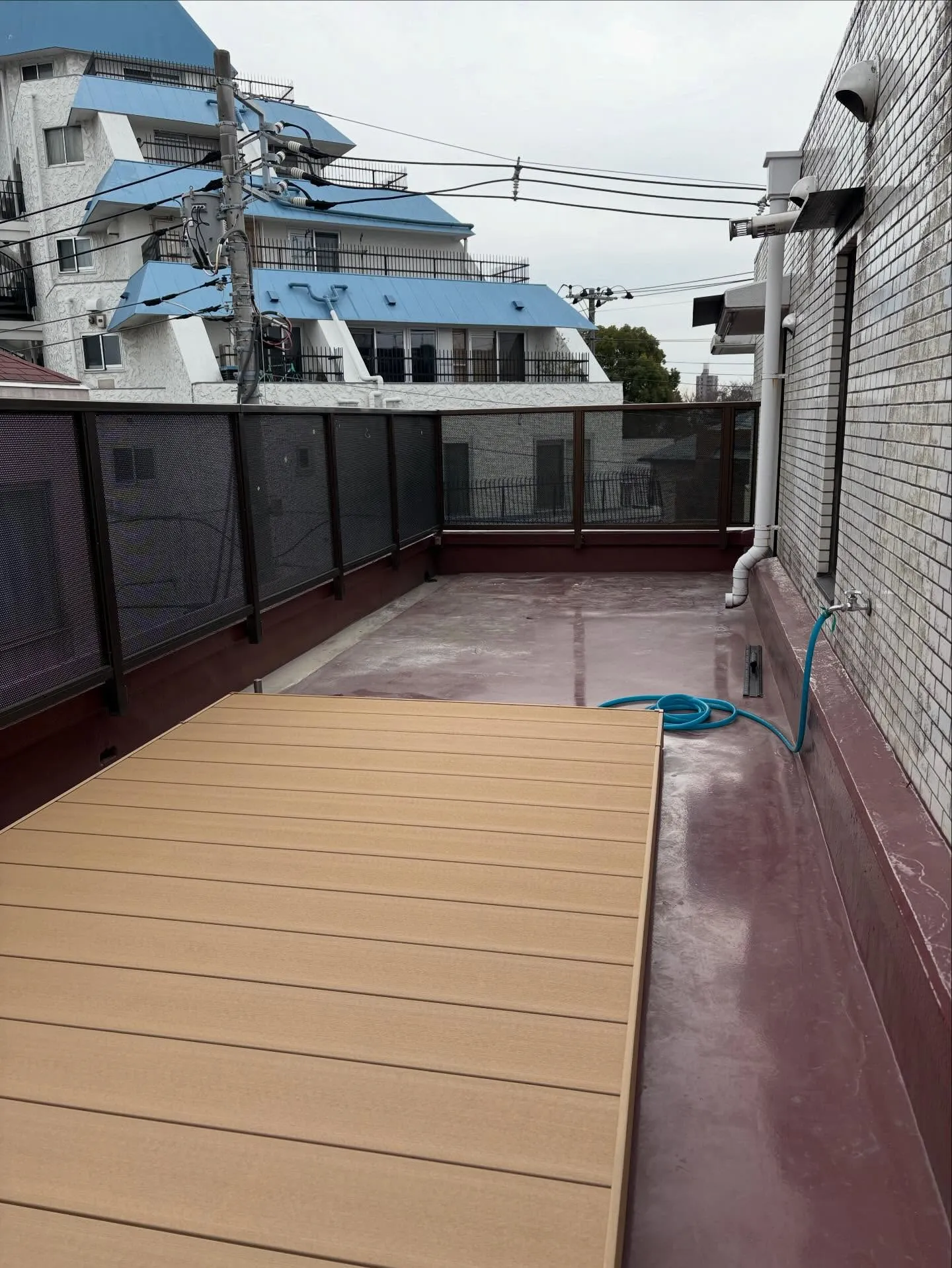 【東京都目黒区｜マンションバルコニー人工芝リフォーム事例】🏙...