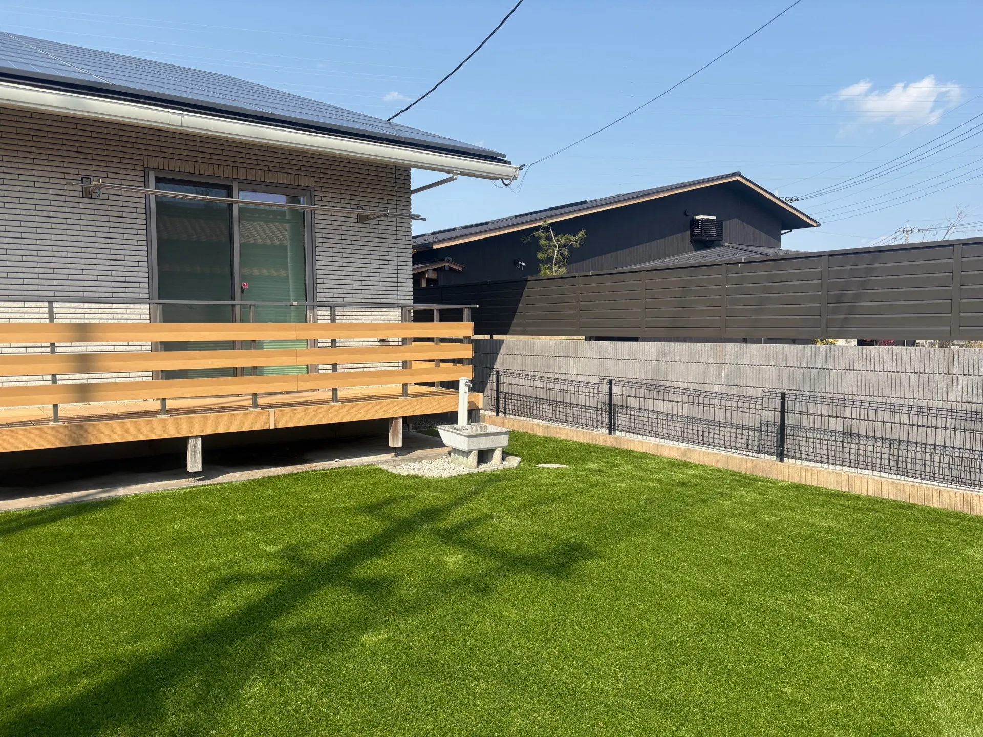 人工芝施工完成