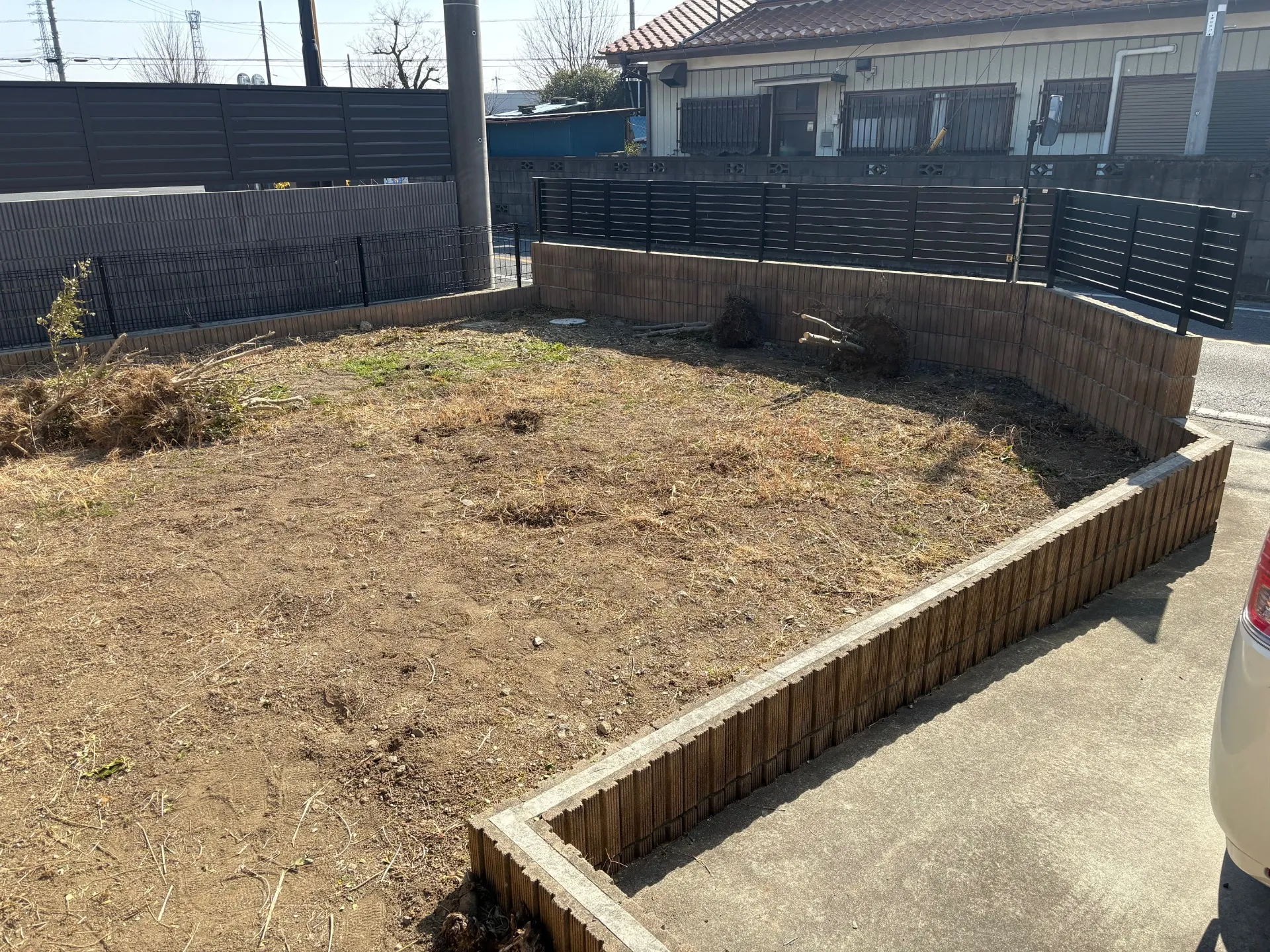 元のお庭の状態