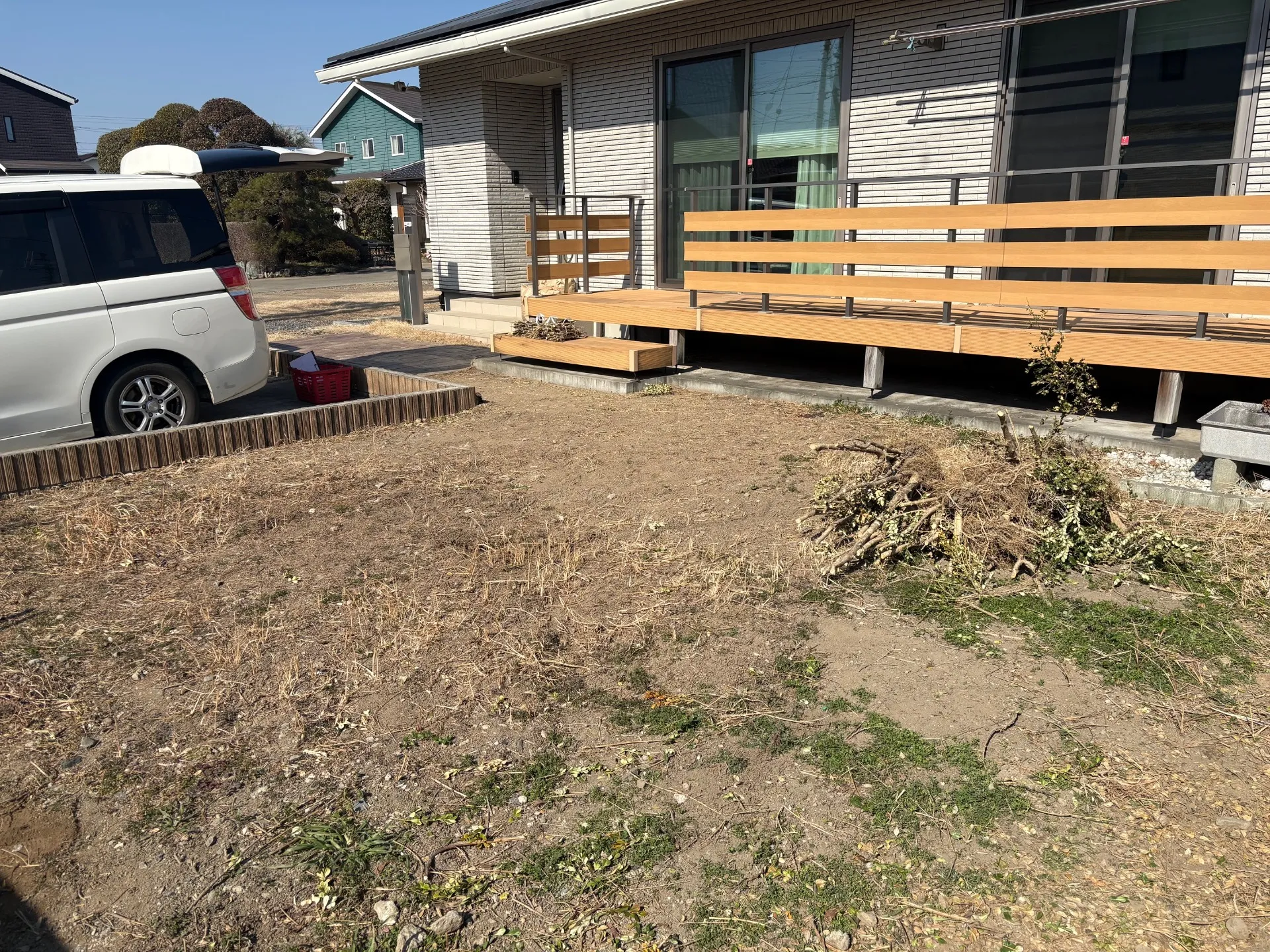 元のお庭の状態