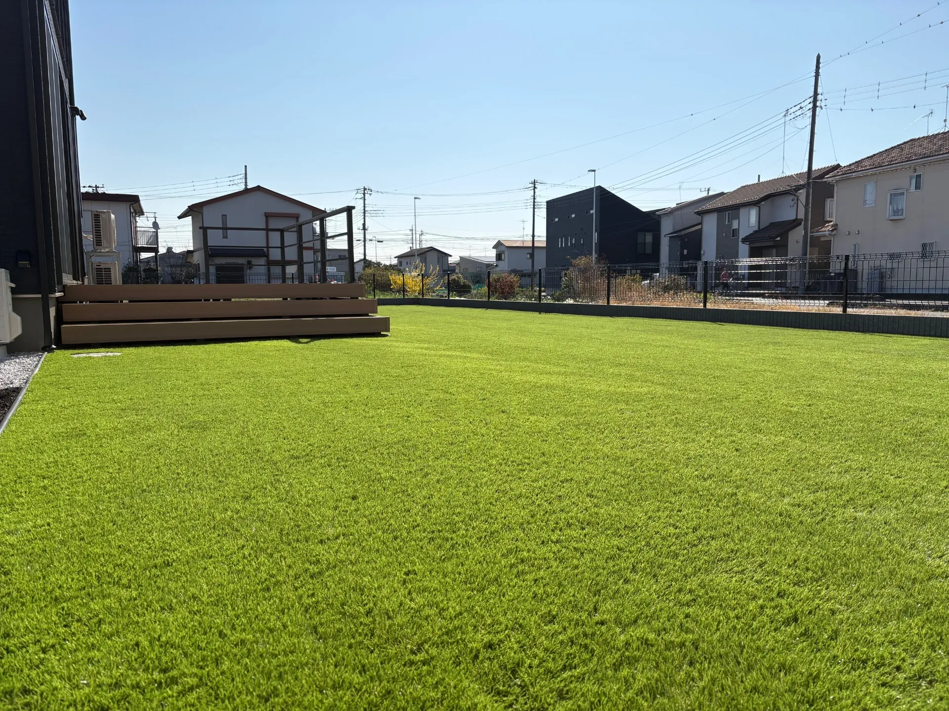 人工芝施工完成