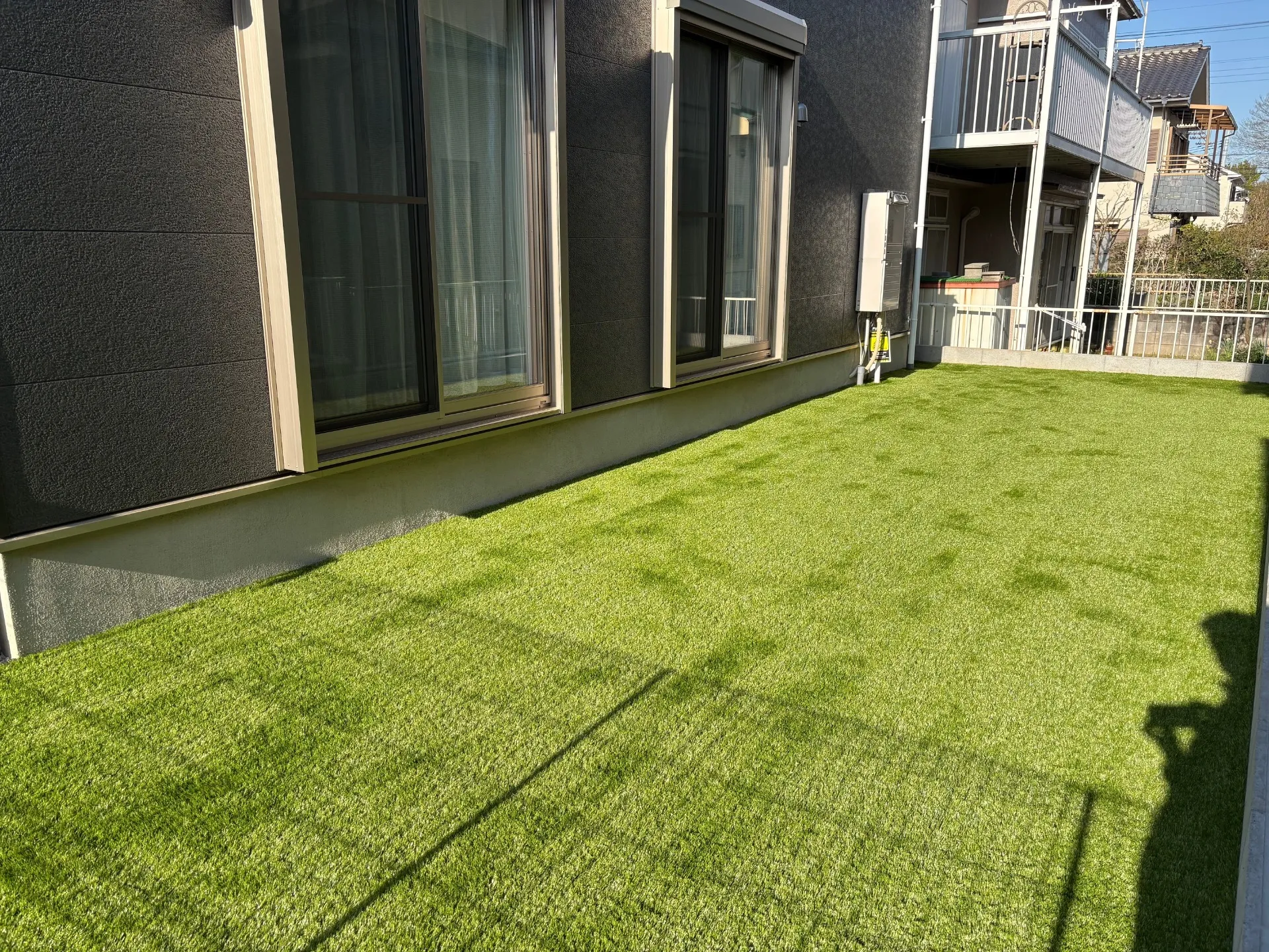 人工芝施工完成