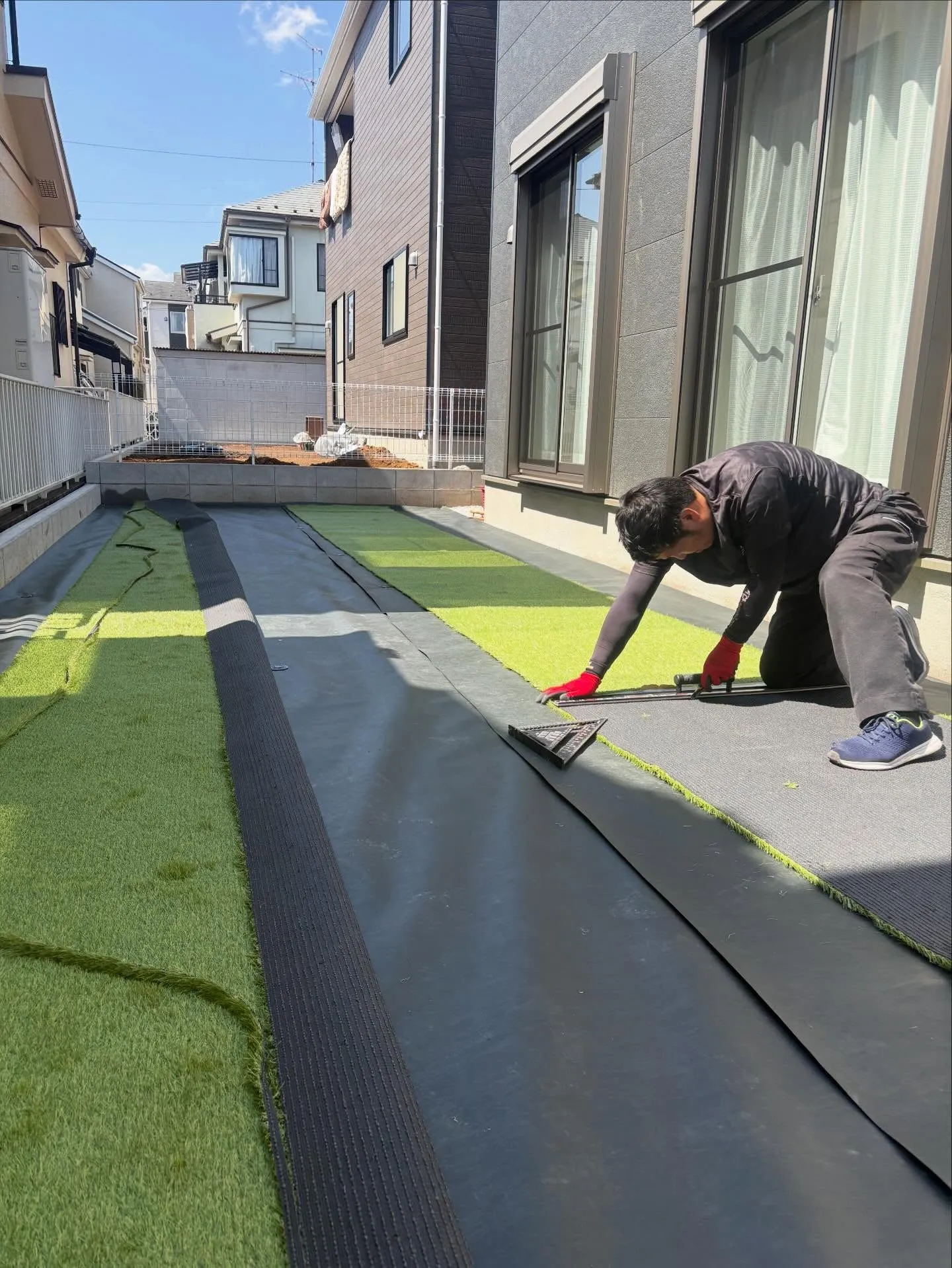 🏡✨【入間市｜新築外構×人工芝】🌱