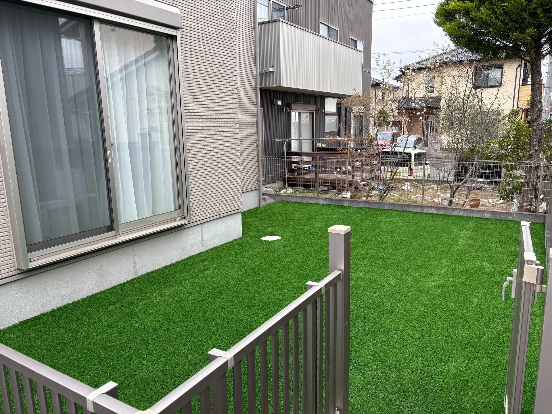 お庭が広く感じられます。