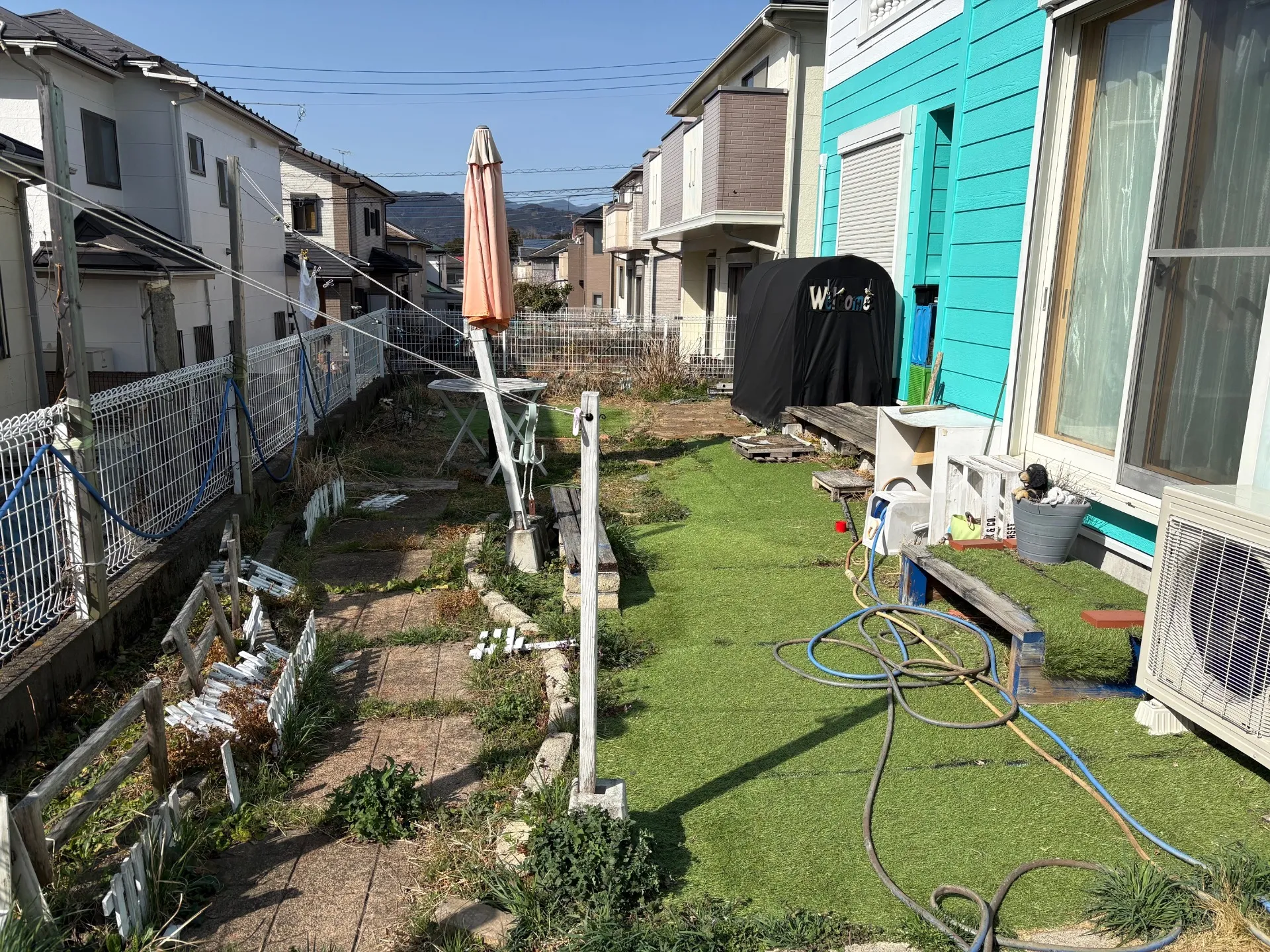 元のお庭の状態