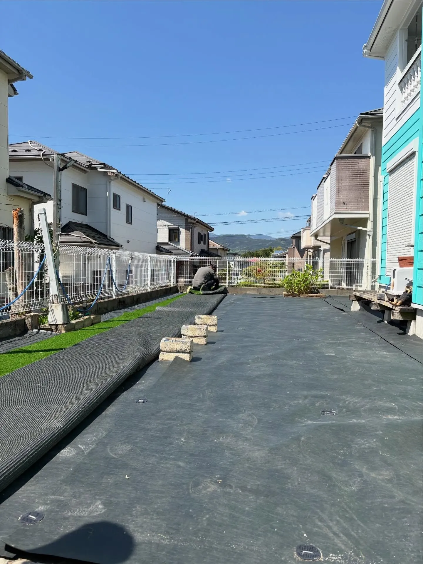 DIYで作った人工芝🌱