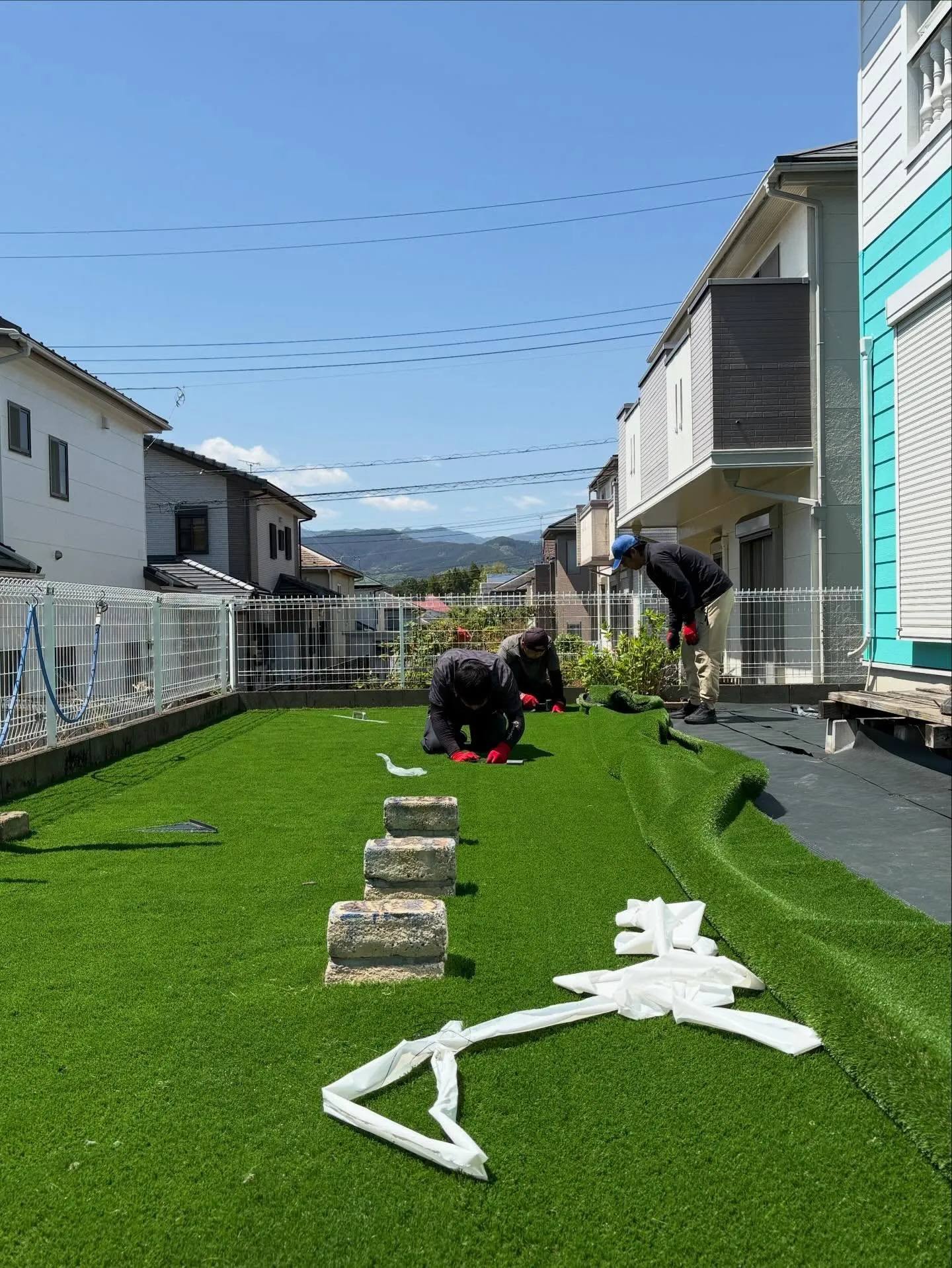 DIYで作った人工芝🌱