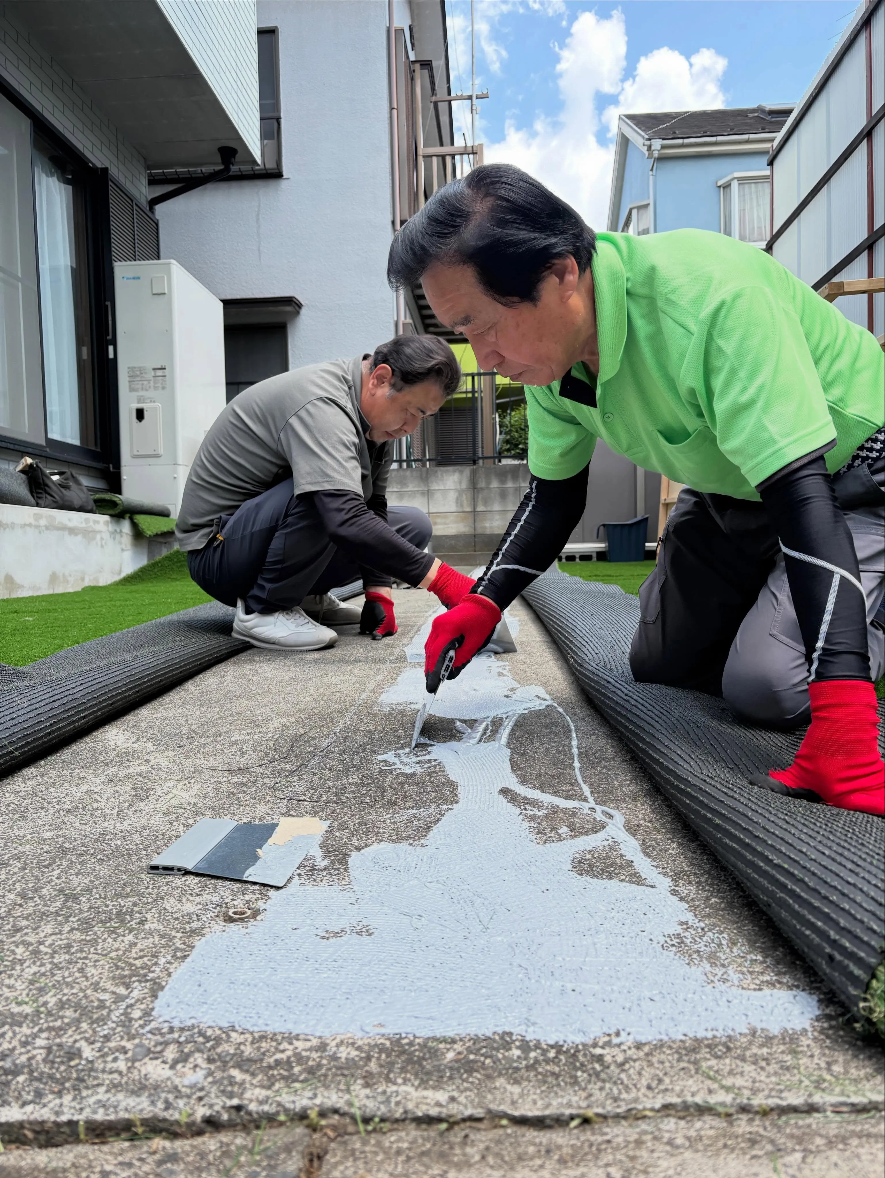 🌱【所沢市|人工芝ドッグラン施工】✨🐶