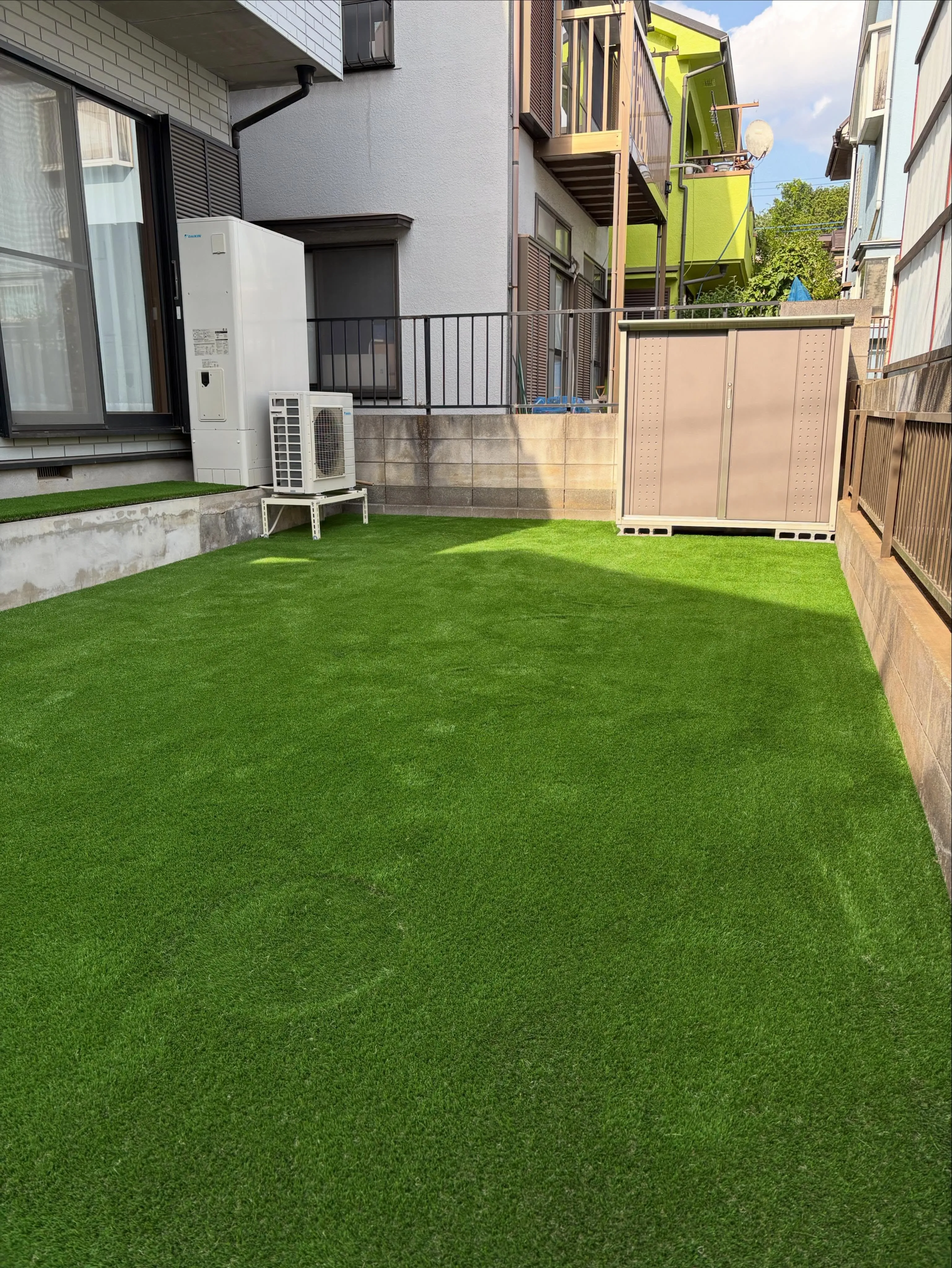 🌱【所沢市|人工芝ドッグラン施工】✨🐶