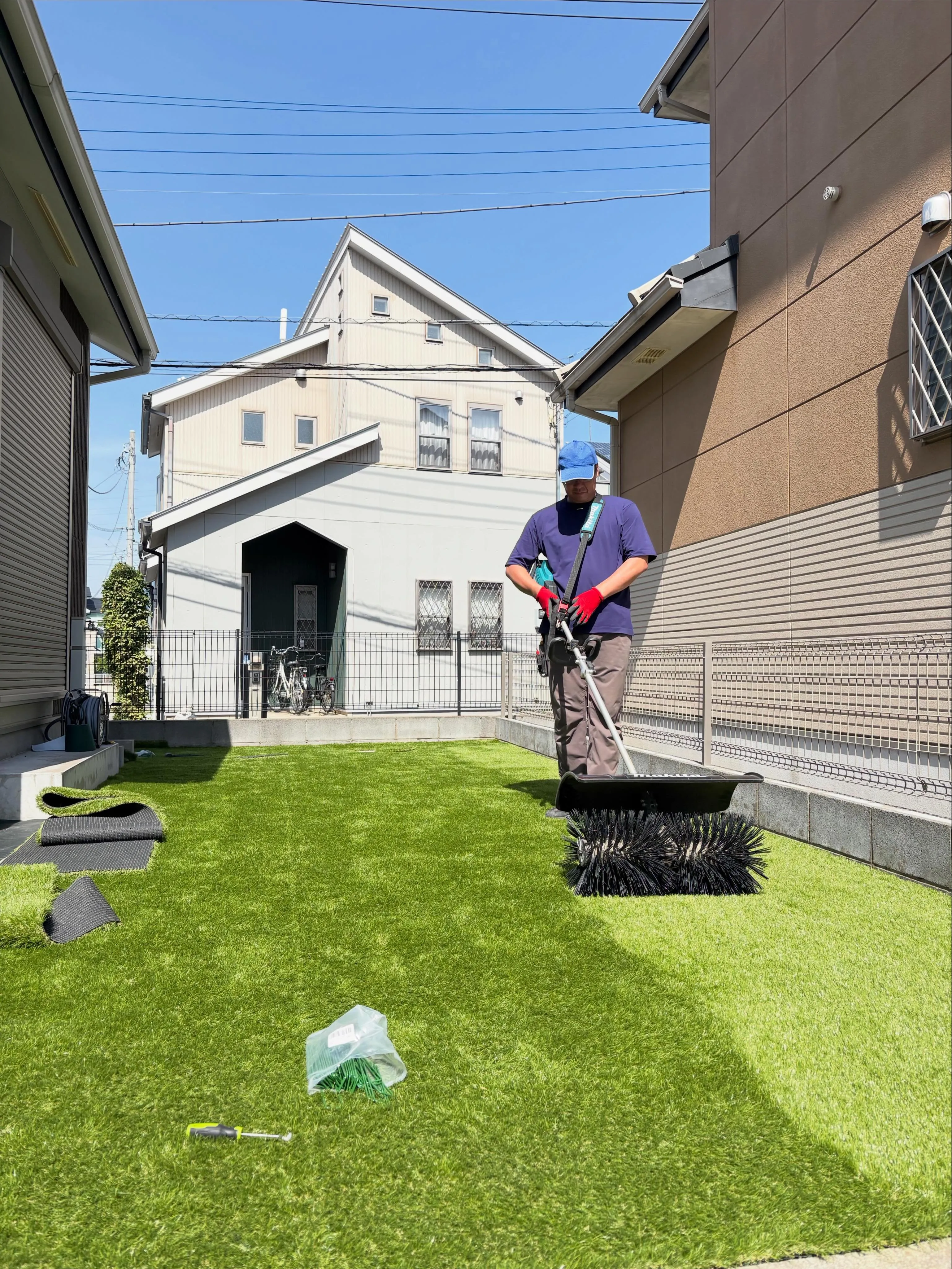 【埼玉県鴻巣市｜お庭全面リフォーム施工】👷🏼✨