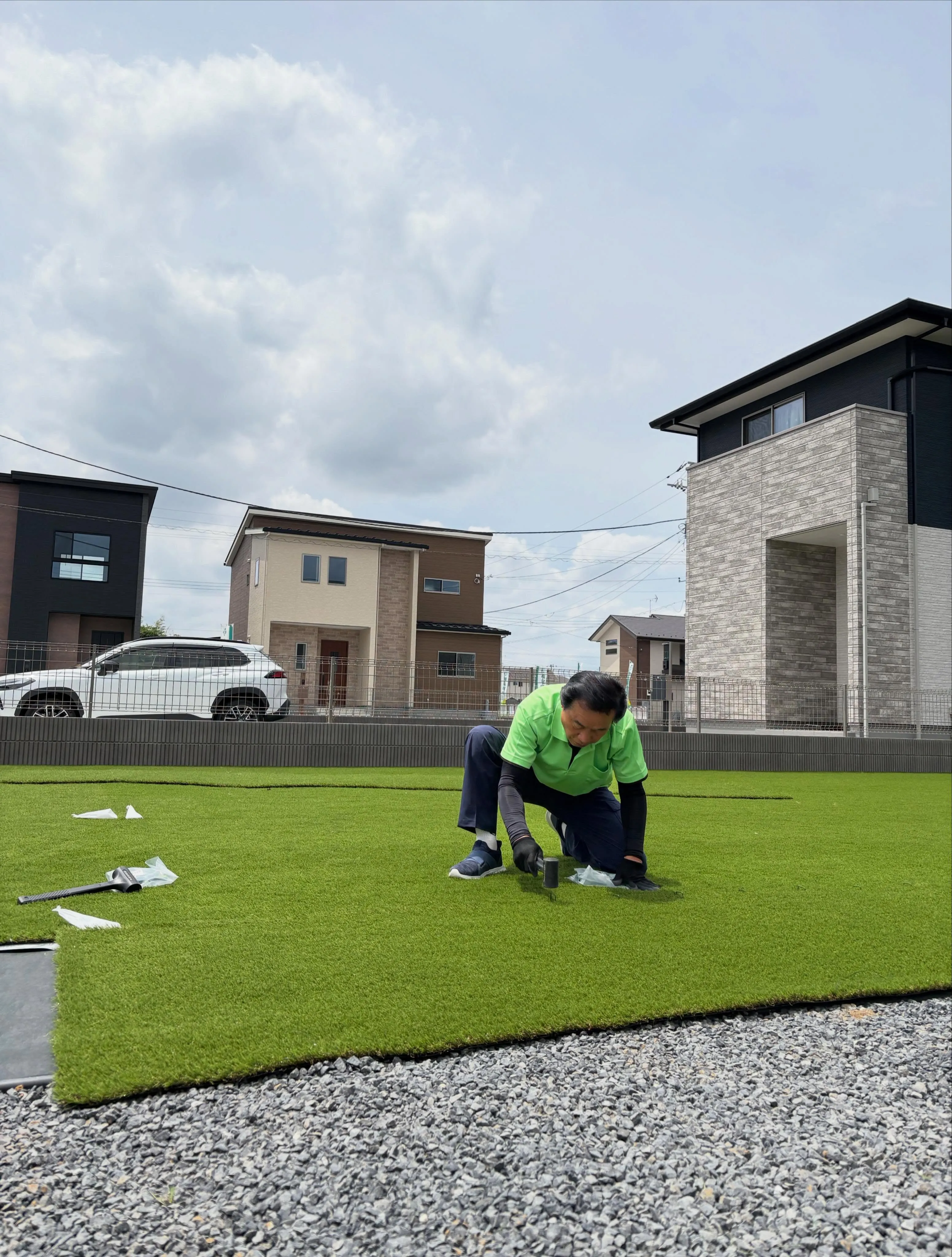 ✨【埼玉県加須市｜84㎡の広いお庭が人工芝で大変身】🌱