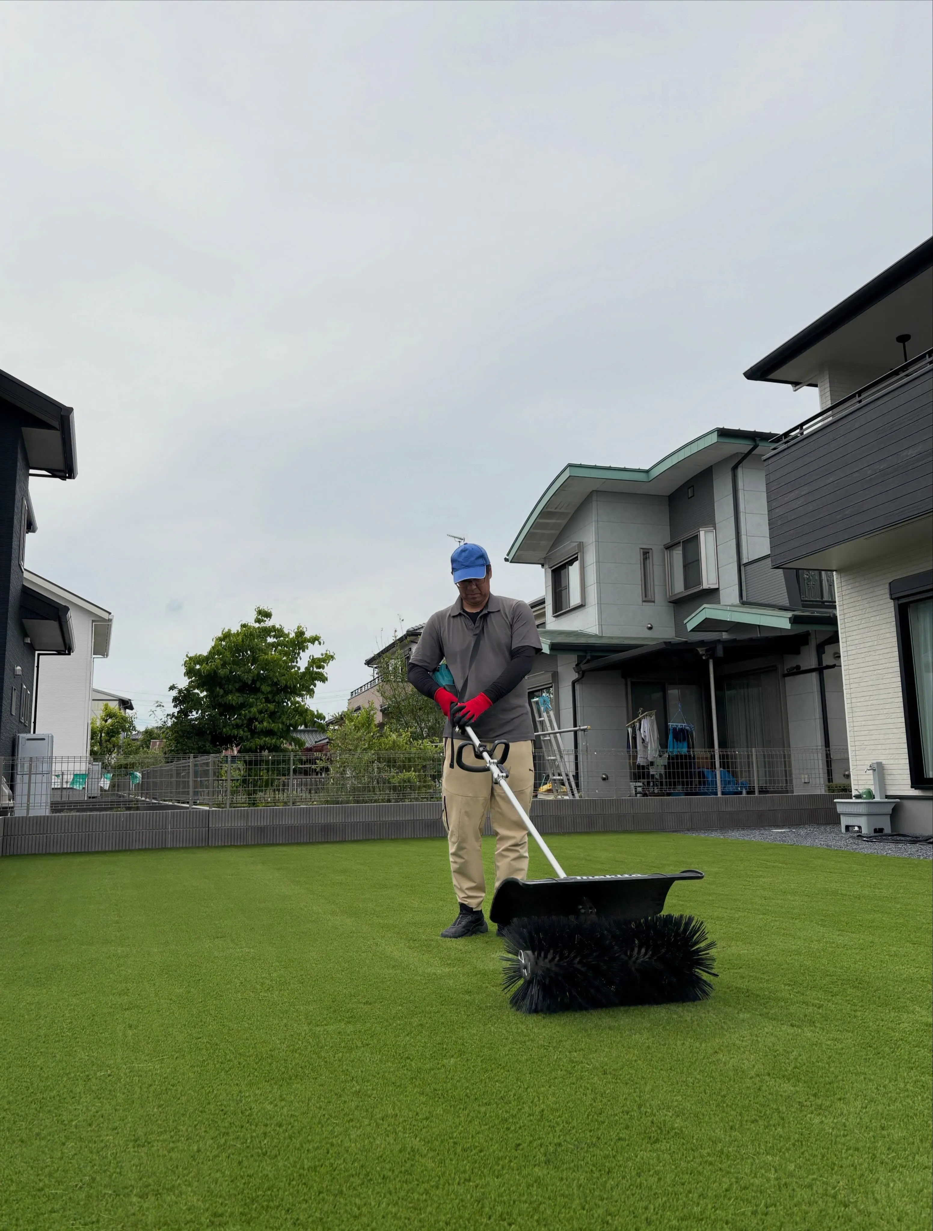 ✨【埼玉県加須市｜84㎡の広いお庭が人工芝で大変身】🌱