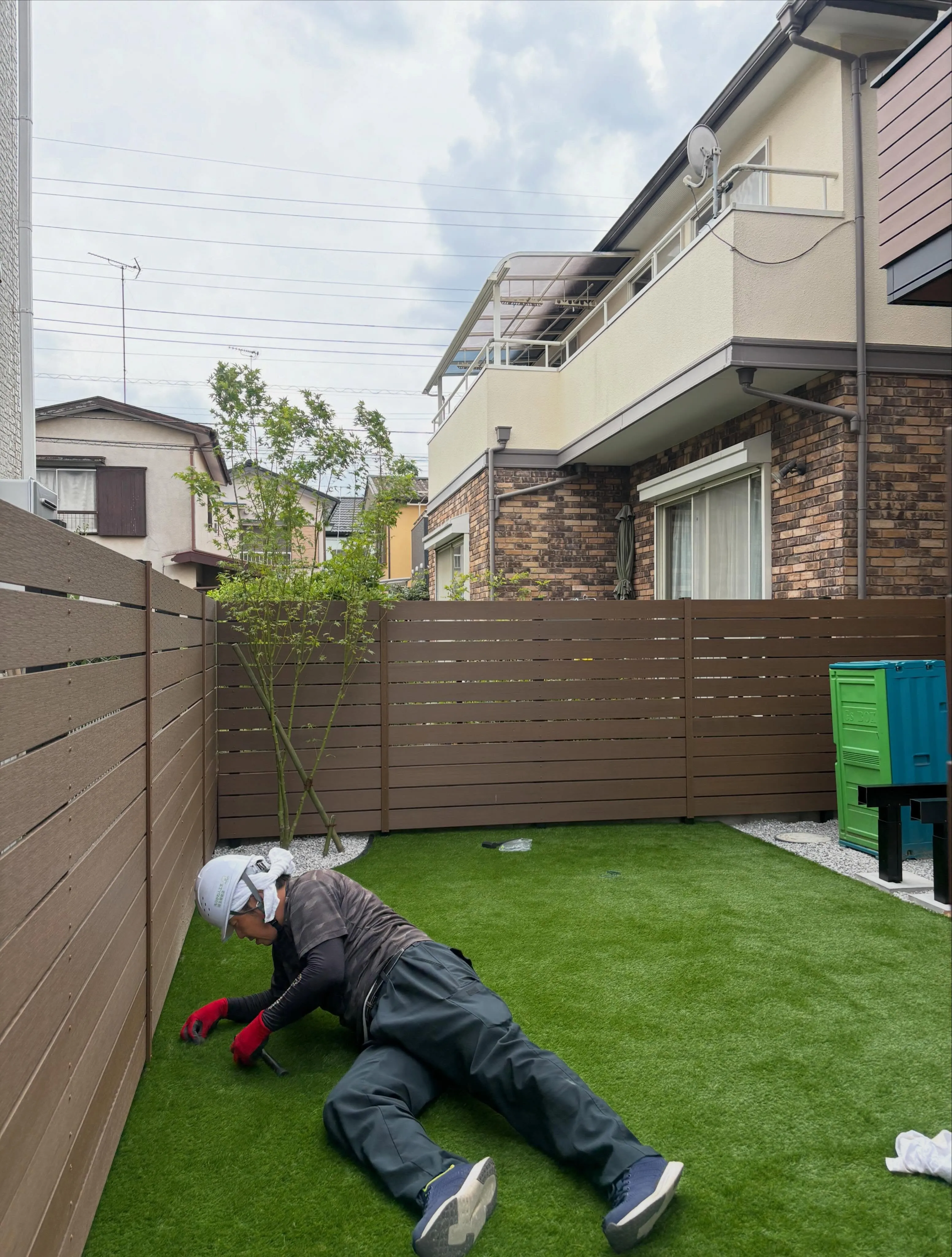 🏡✨【埼玉県狭山市|新築住宅のお庭に人工芝施工🌱】