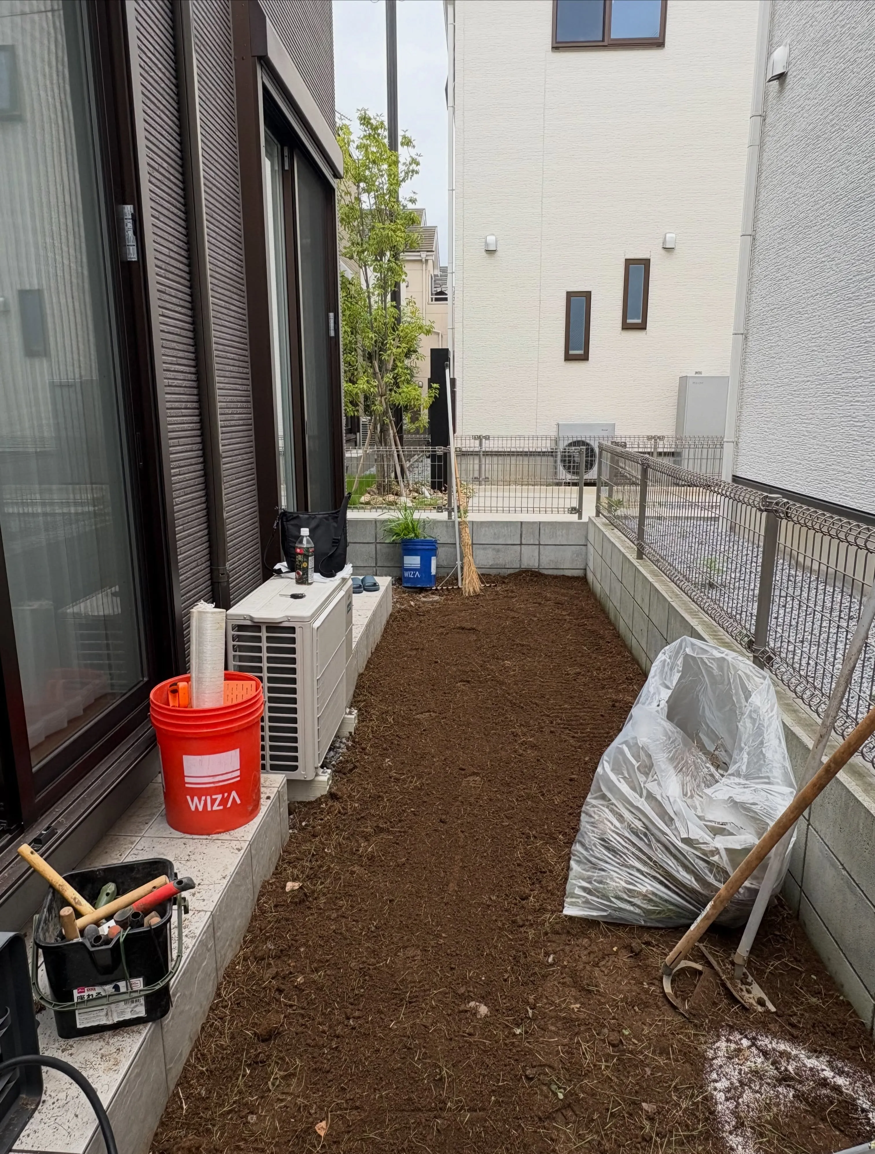 お庭にクワガタ発見‼️😳🍉🌻