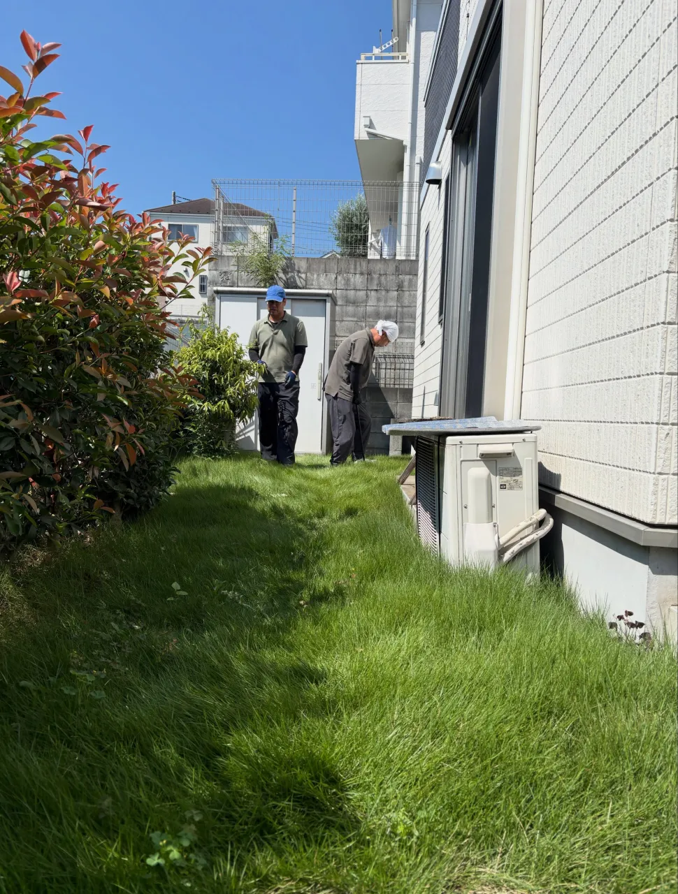 🏠🌳5社に断られたお庭が…人工芝で大変身‼️😳✨