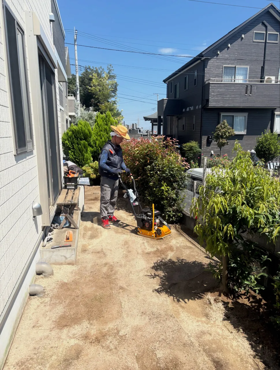 🏠🌳5社に断られたお庭が…人工芝で大変身‼️😳✨