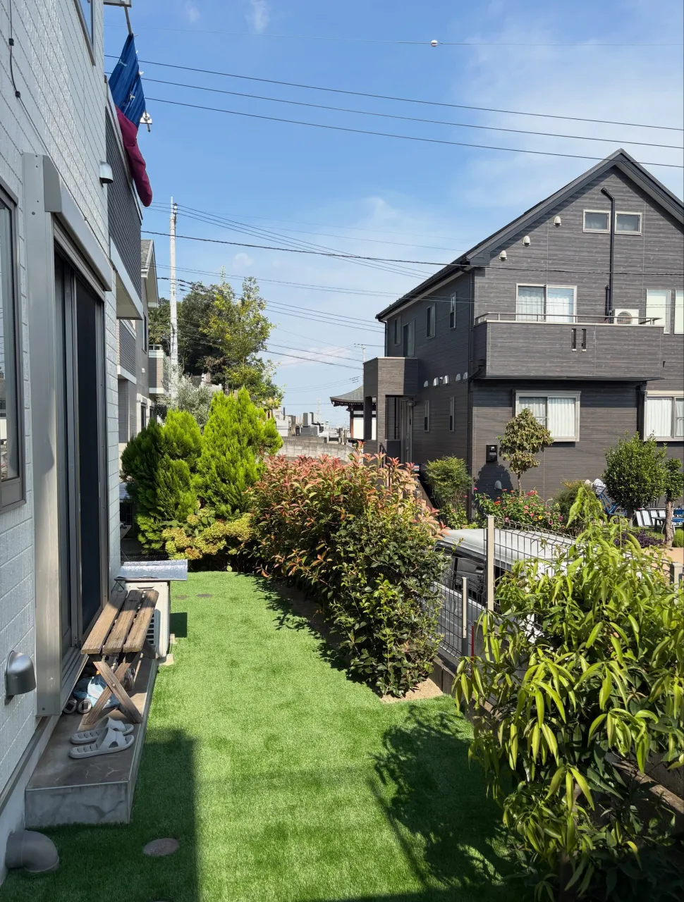 🏠🌳5社に断られたお庭が…人工芝で大変身‼️😳✨