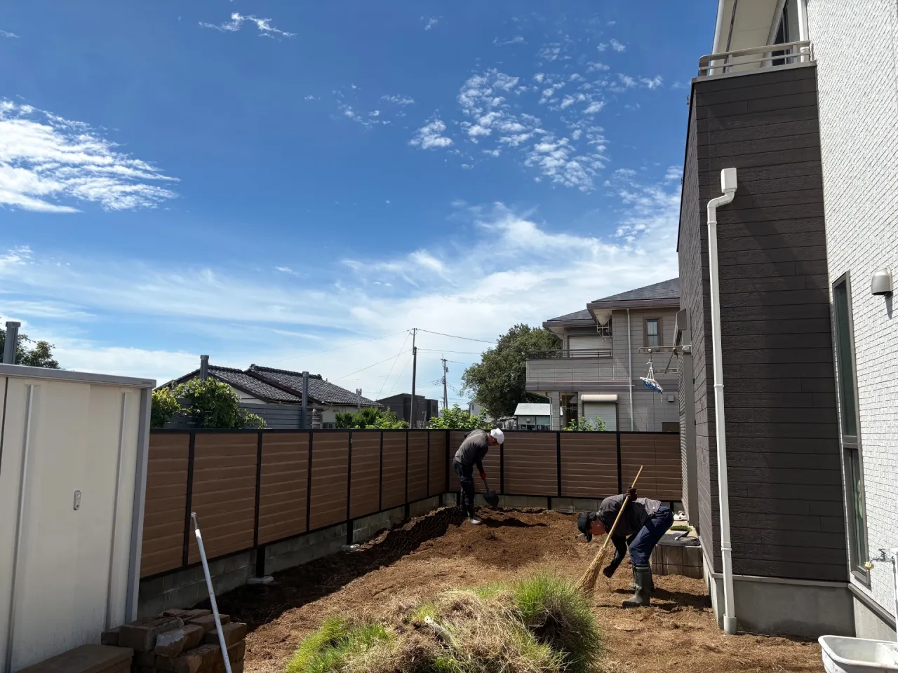 芝生剥がし～簡易整地